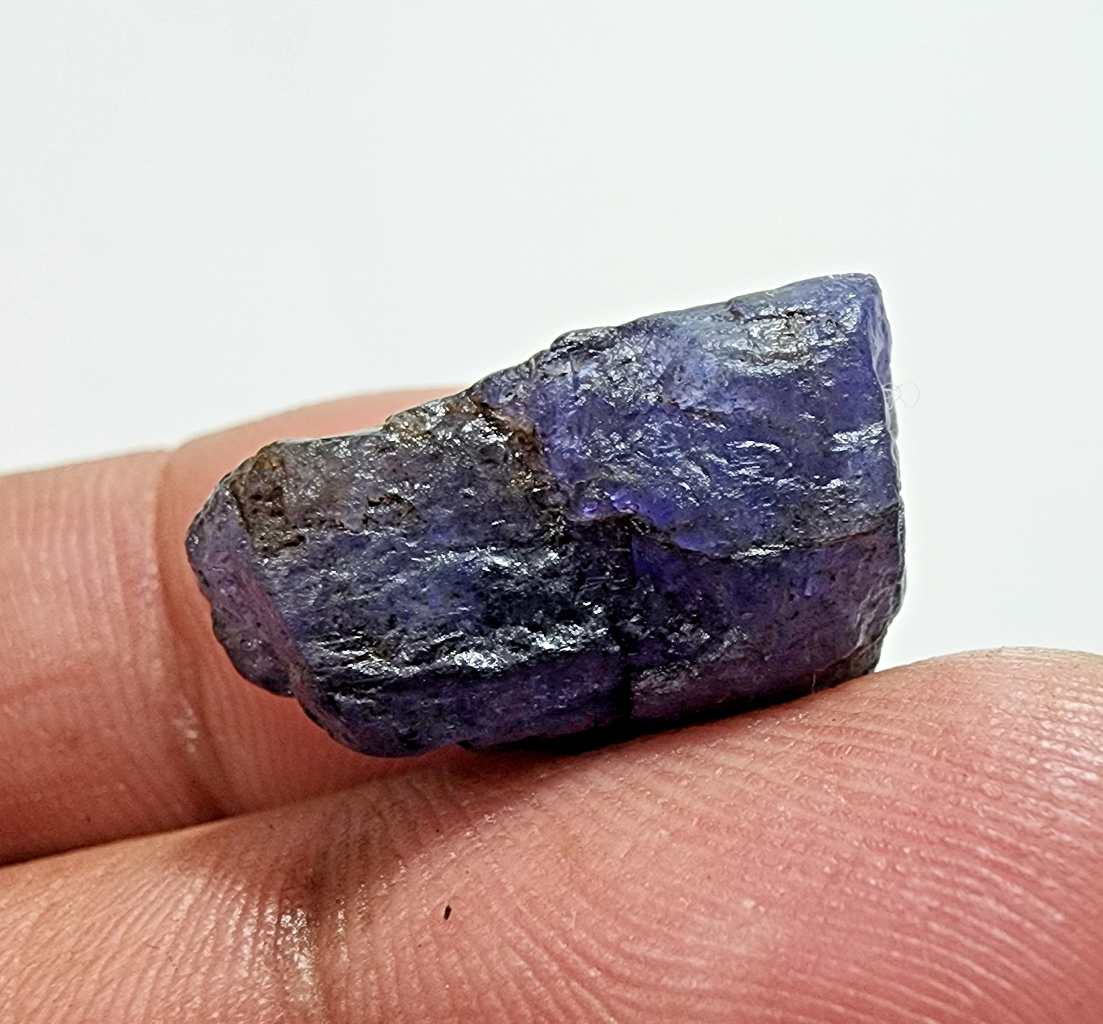31.70ct Natural Tanzanite Rough Gemstone Violet Blue Crystal Mineral Specimen