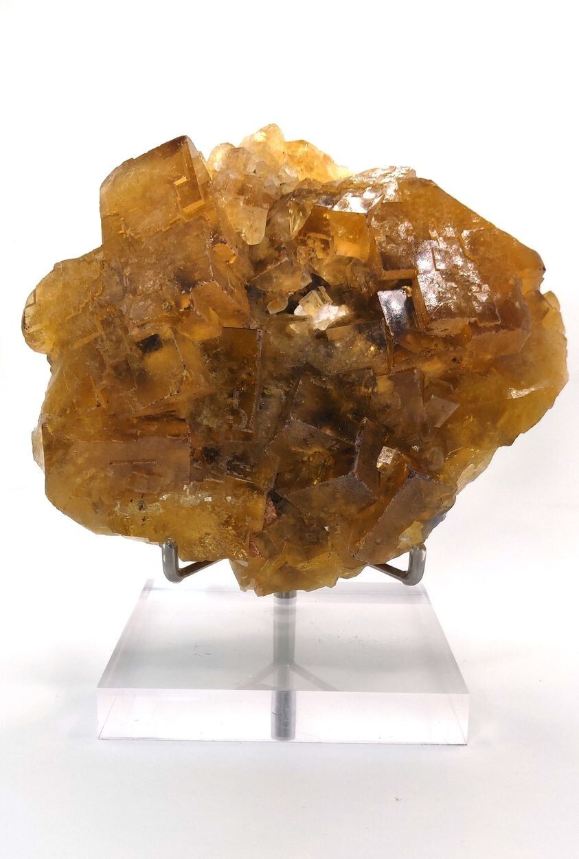 RARE Yellow Beijing Fluorite 1.6KG, Lanying mine, Huairou District, China