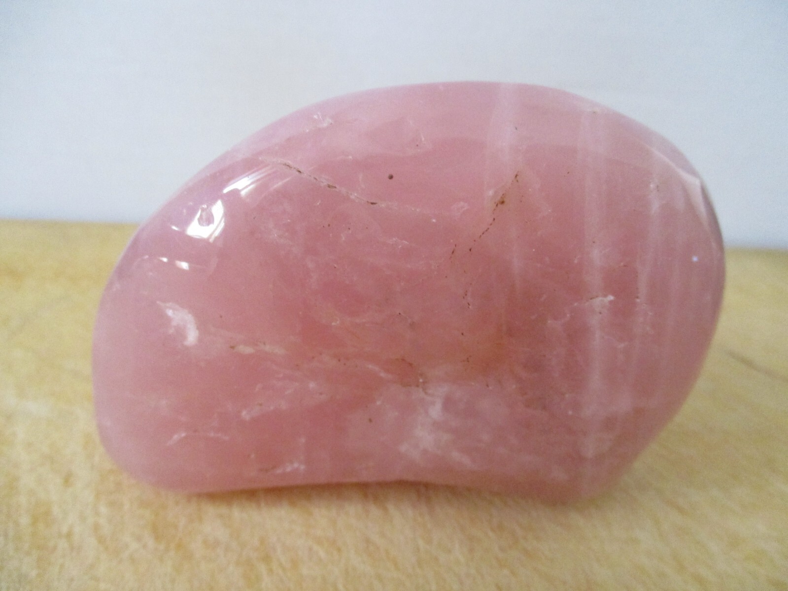 Natural Rose Quartz; 314 gr Polished & 192 gr Rough Mineral Specimans & Chips