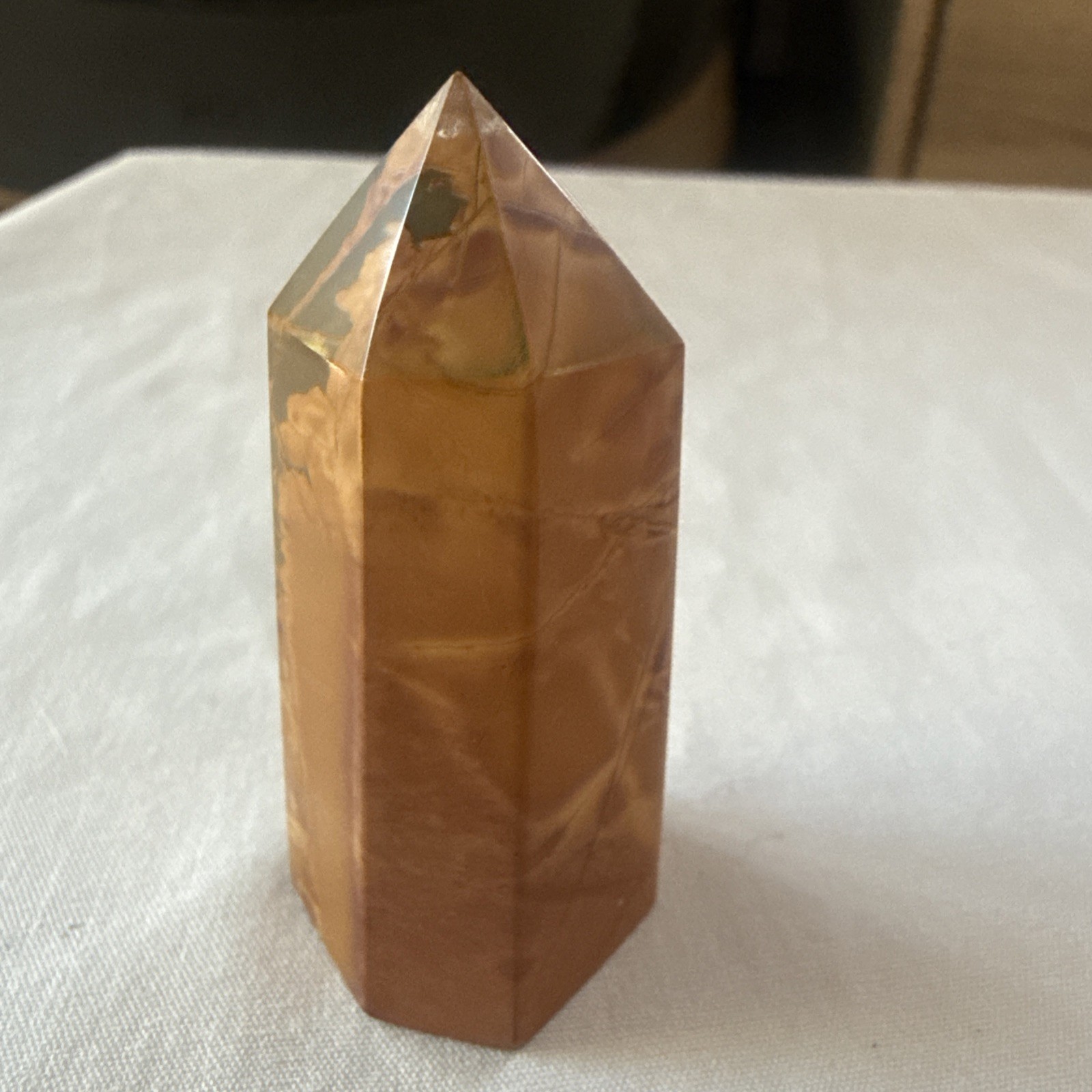 Mookaite jasper natural Crystal Healing Gemstone polished Obelisk-1pc 2 1/8 Inch