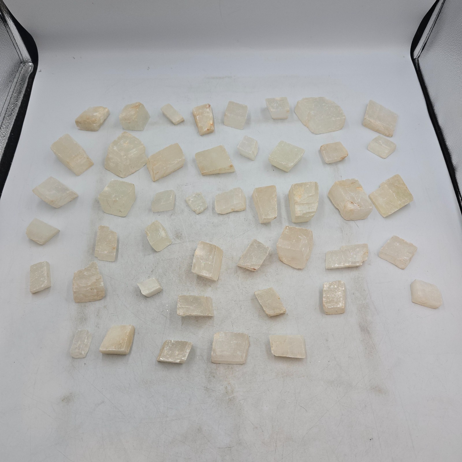 4.6Lb 44 Piece Cut Quartz Stone Rough Stone