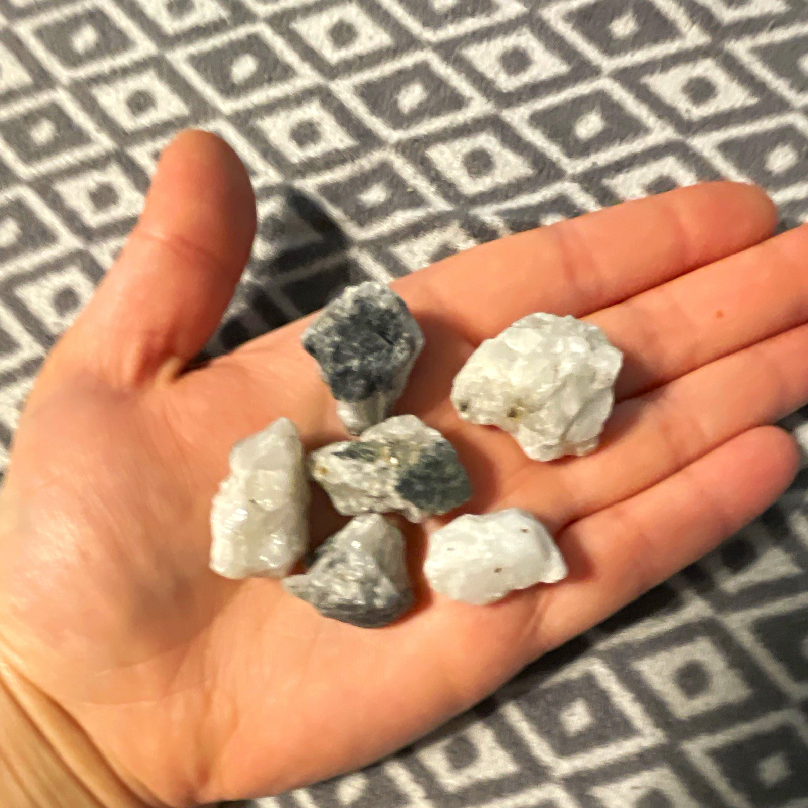 Lot of Rough Raw Natural Stones & Mineral Crystals, Mixed Colors, Natural Shape