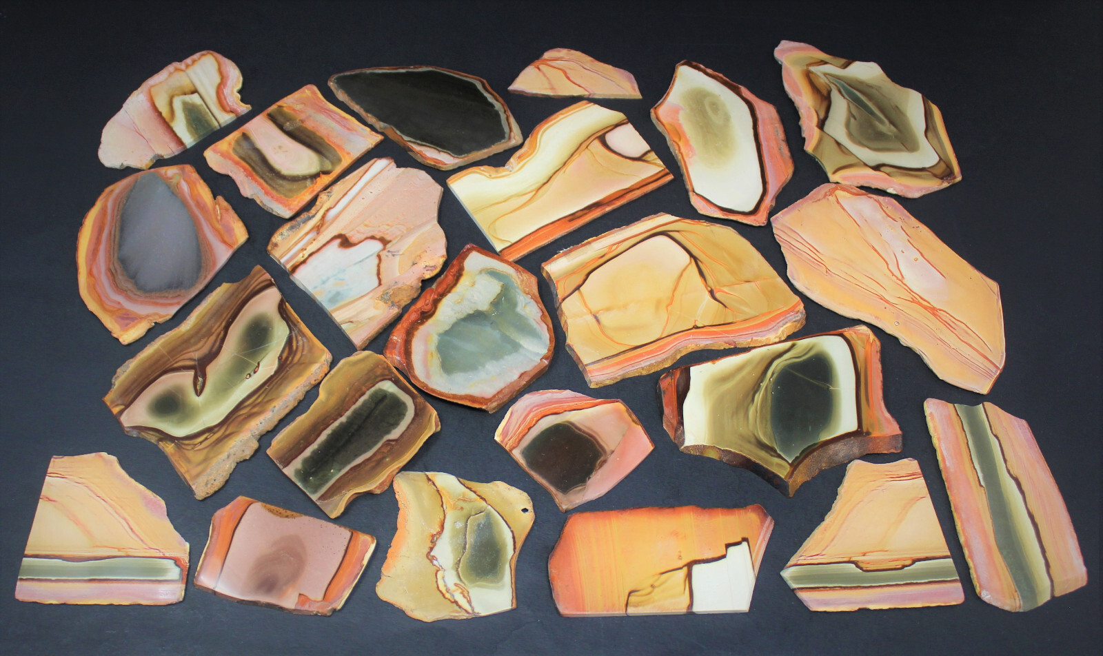 Natural Polychrome Jasper Slabs – Desert Jasper Crystal Slabs Wholesale Bulk Lot