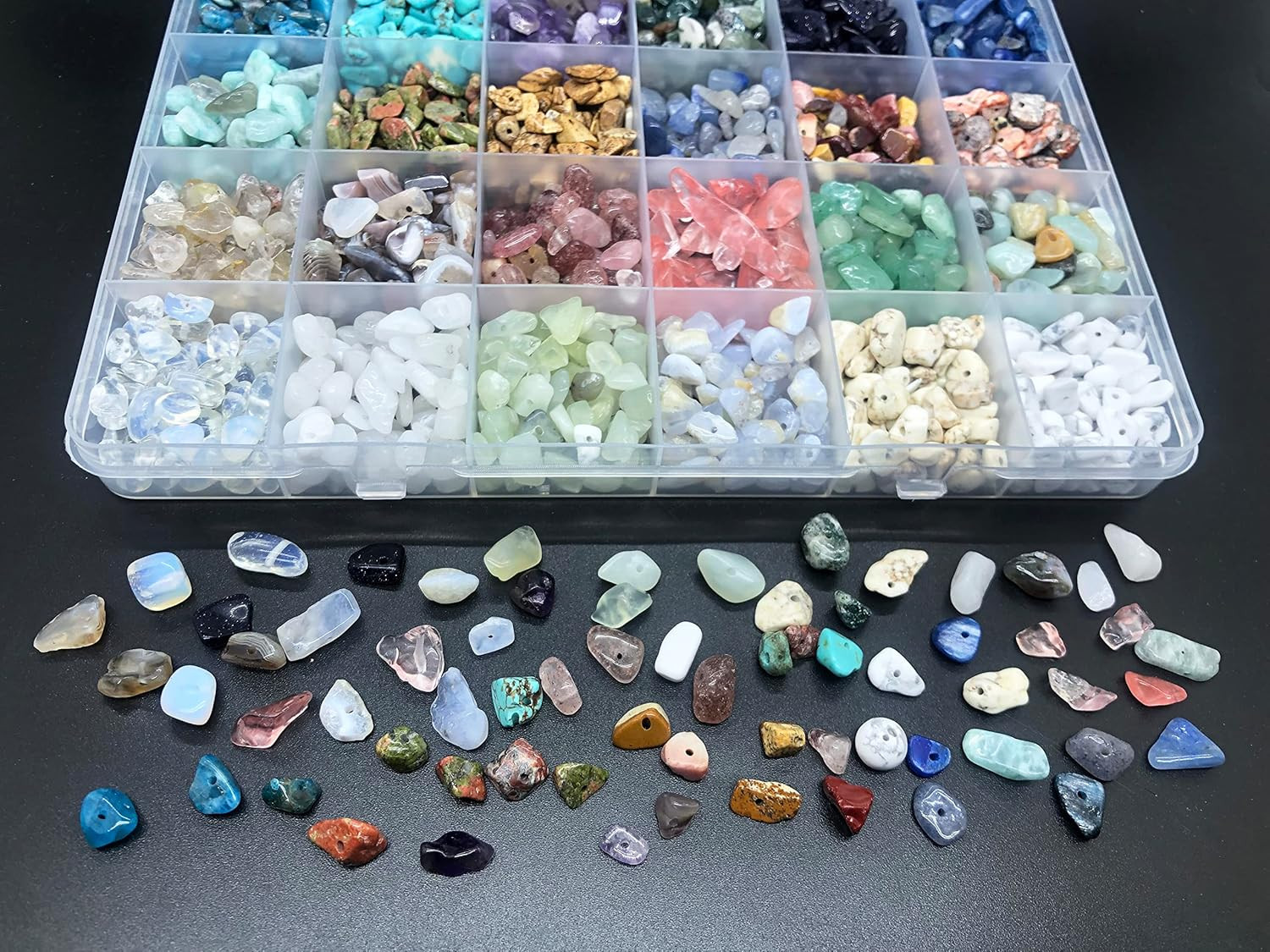 Gemstone Beads Natural Irregular Shaped Stone Chips Crystal Energy Healing Power