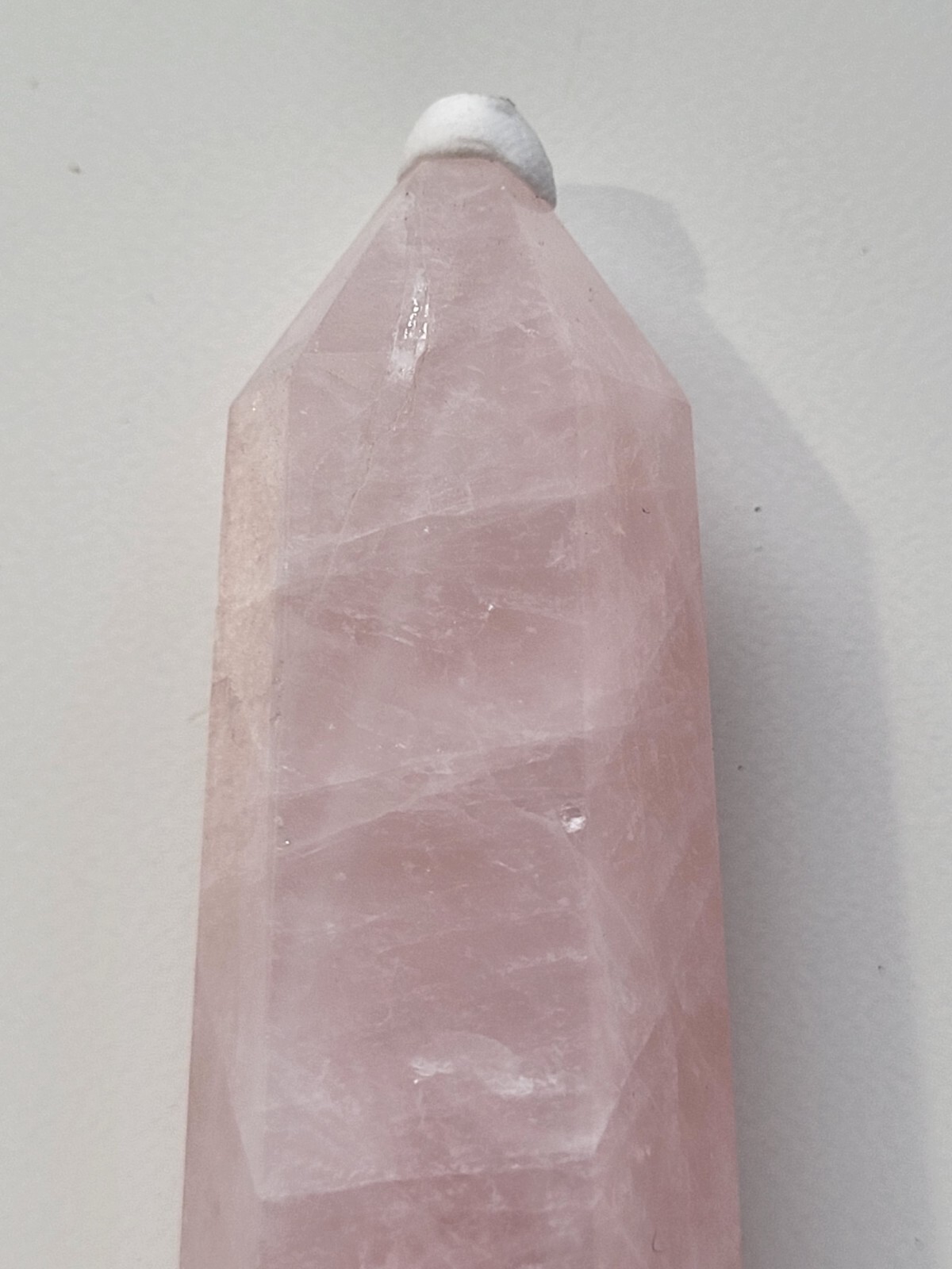 Rose Quartz Tower Point Pink Stone Crystal Chakra Gemstone Wand