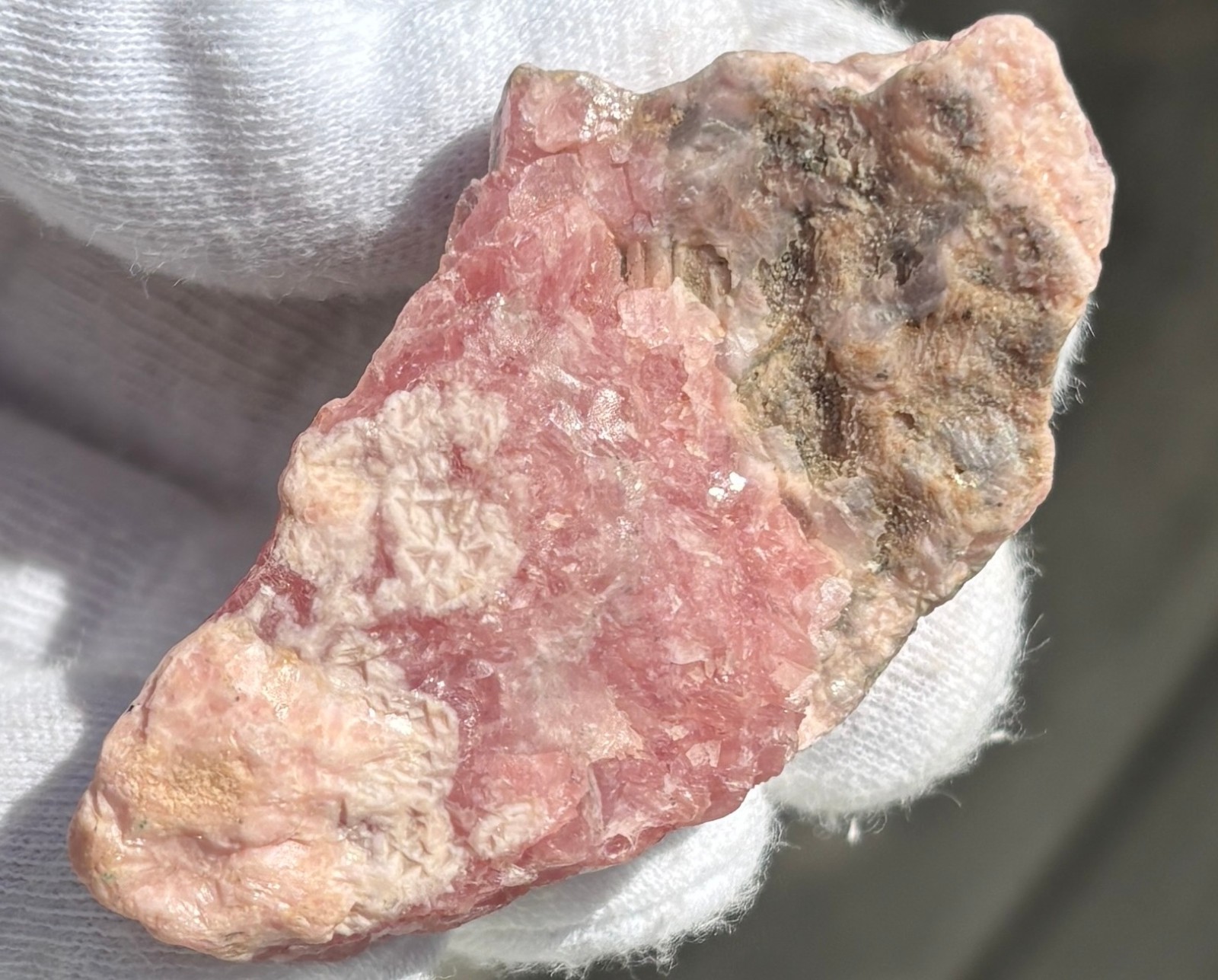 USA SALE 187g LOT REAL RHODOCHROSITE ROUGH SPECIMENS LAPIDARY PINK PYRITE GEMMY