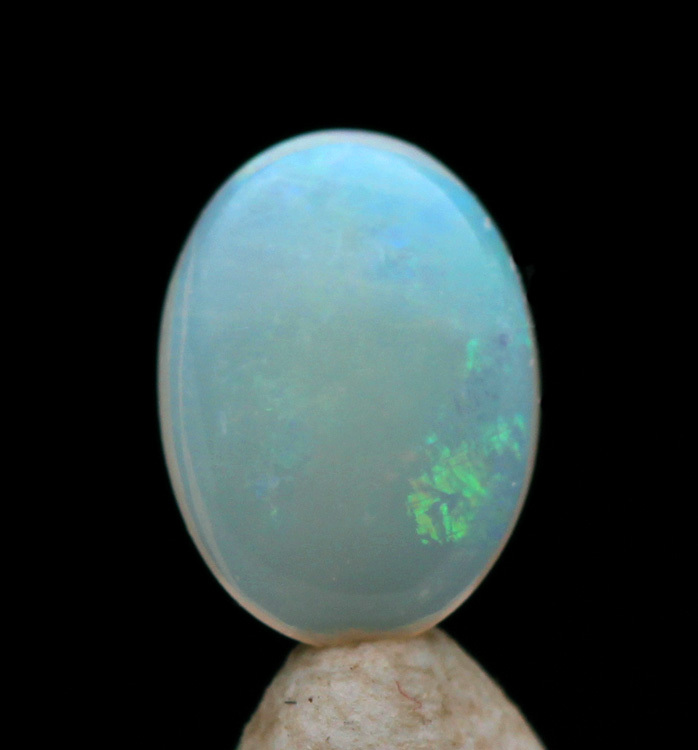 Rare OPAL natural Australia Fire SOLID Matrix BOULDER Gem Cabochon Estate Piece