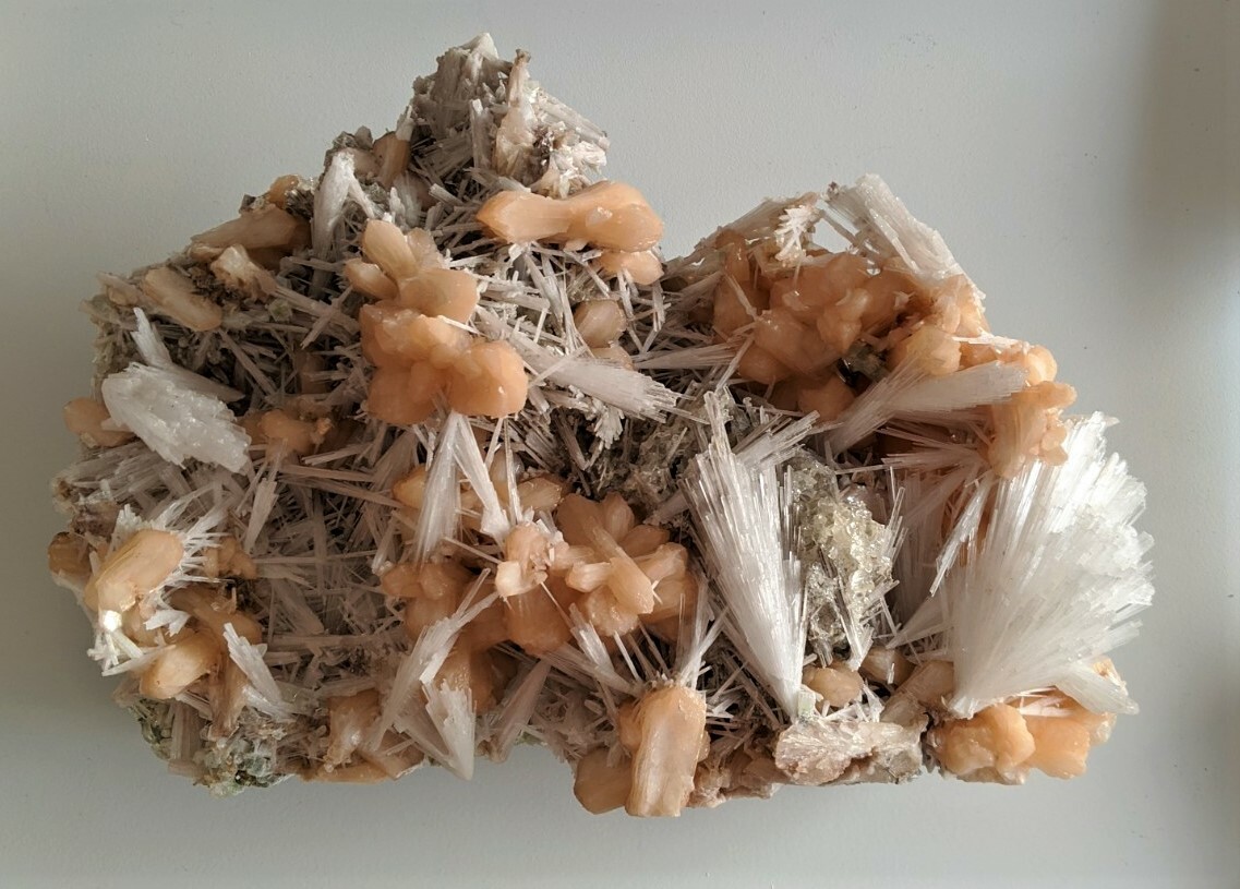 Scolecite spray with stilbite Rare Crystal/Mineral Specimen (290x210mm) 2.95kg