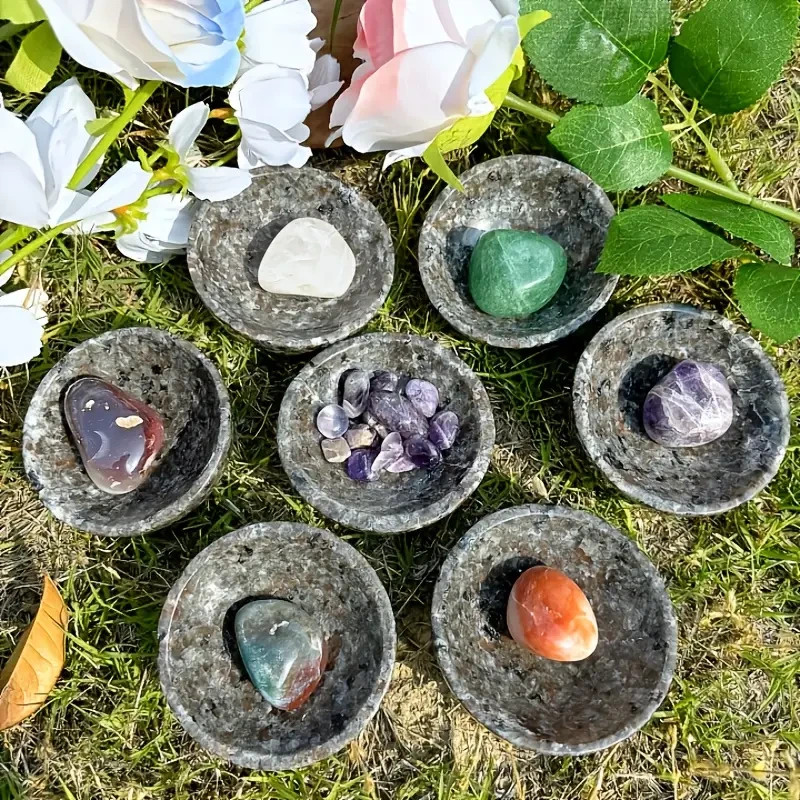 Natural Yooperlite Bowl that Glows Under UV Light – Unique Flame Stone Gift