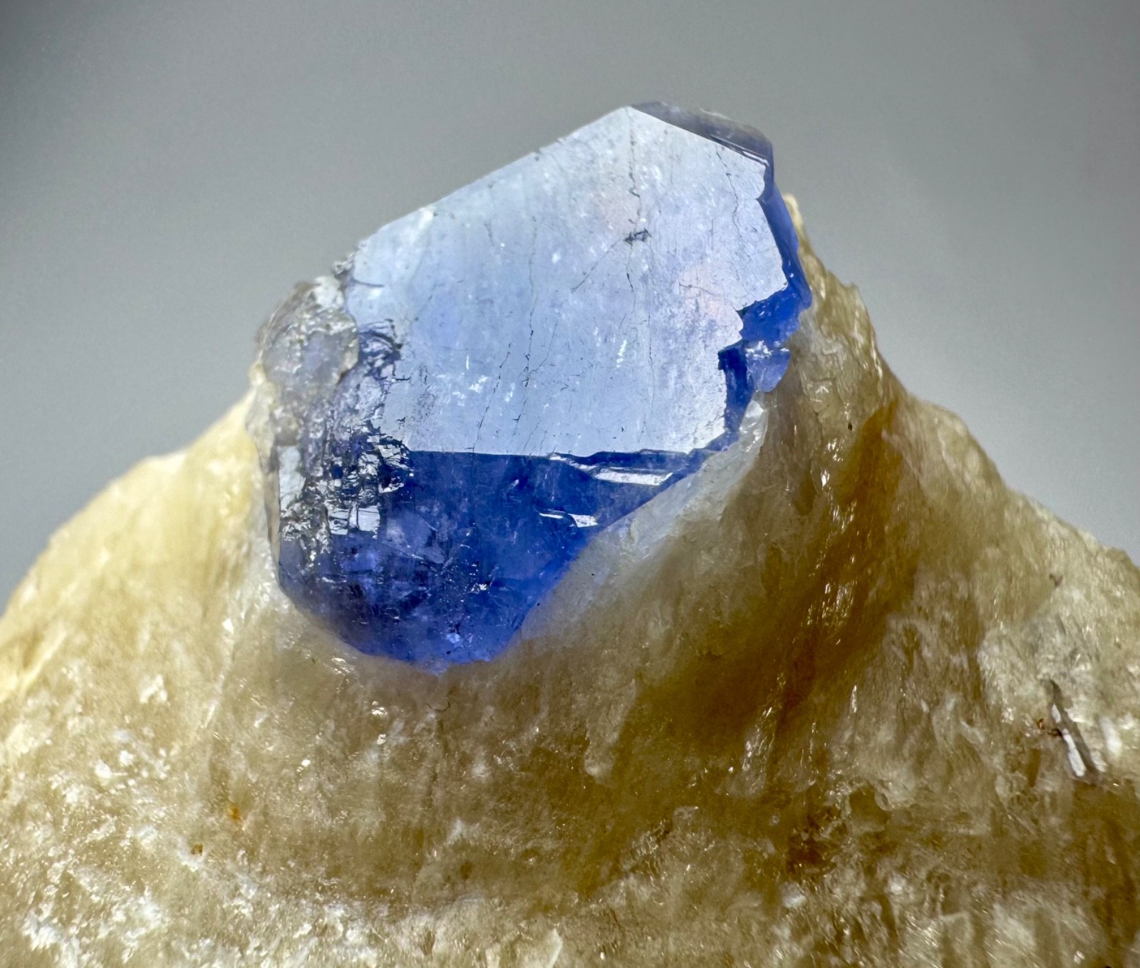 192 Gr Blue Hakmanite Crystal On Matrix From Badakhshan Afghanistan