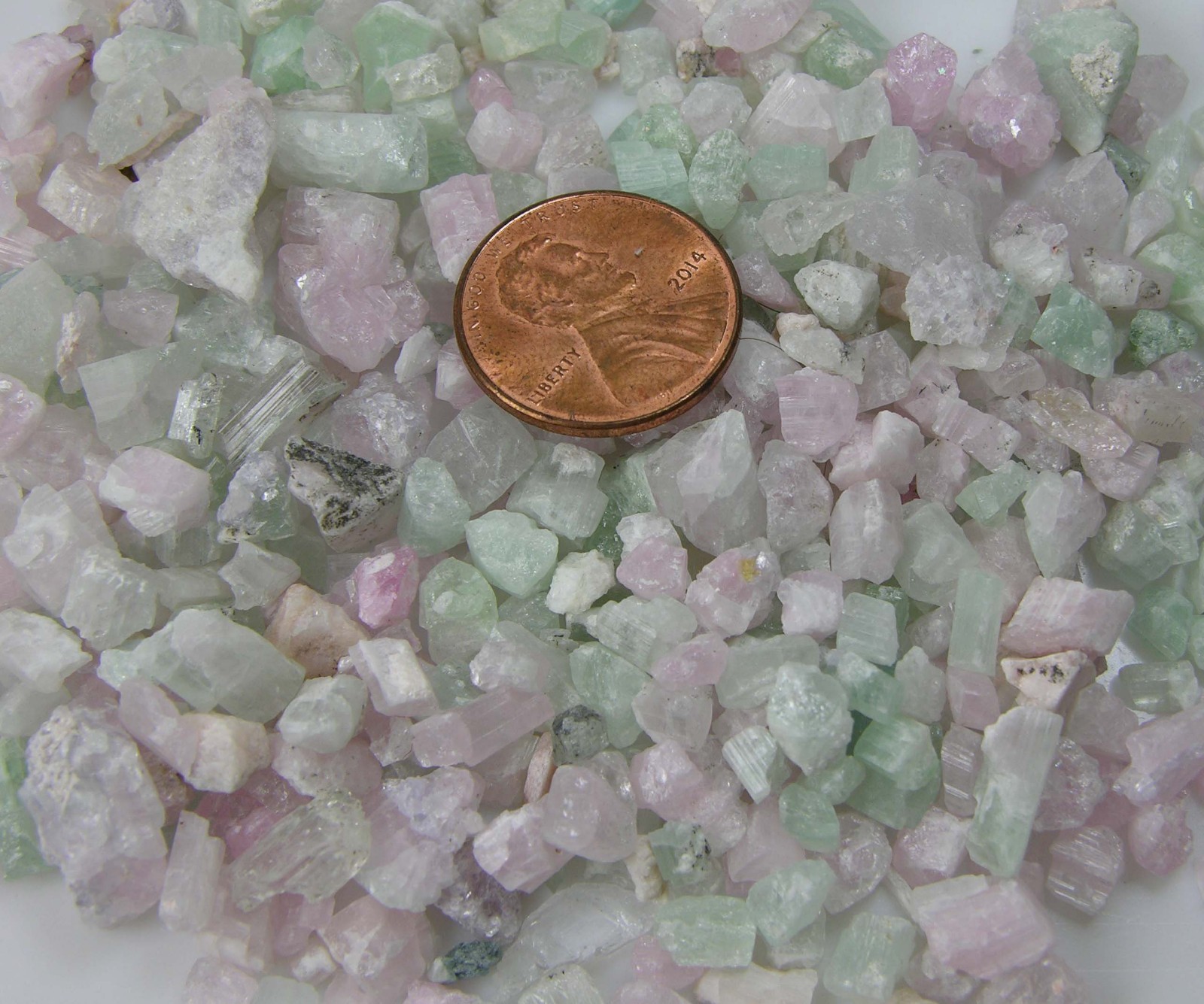 50.00Ct or 10.00g Afghanistan 100% Natural Rough Raw Pink & Green Tourmaline