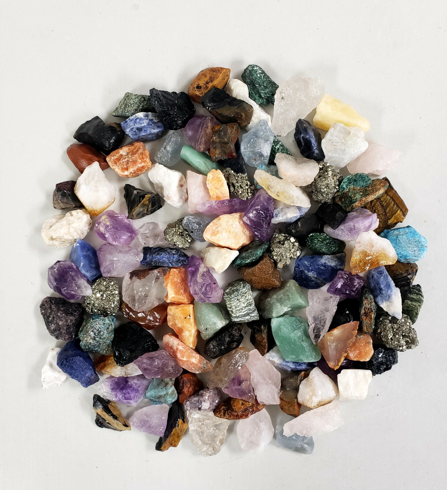 Raw Crystal Chunks – 1″ to 2″ Assorted Crystals Bulk – Rough Gems Stones Mix Lot