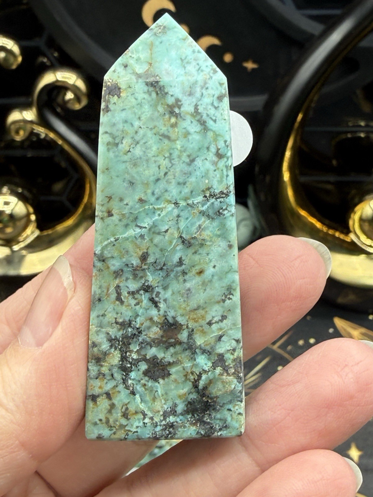 Natural African Turquoise small/mini Points Free shipping