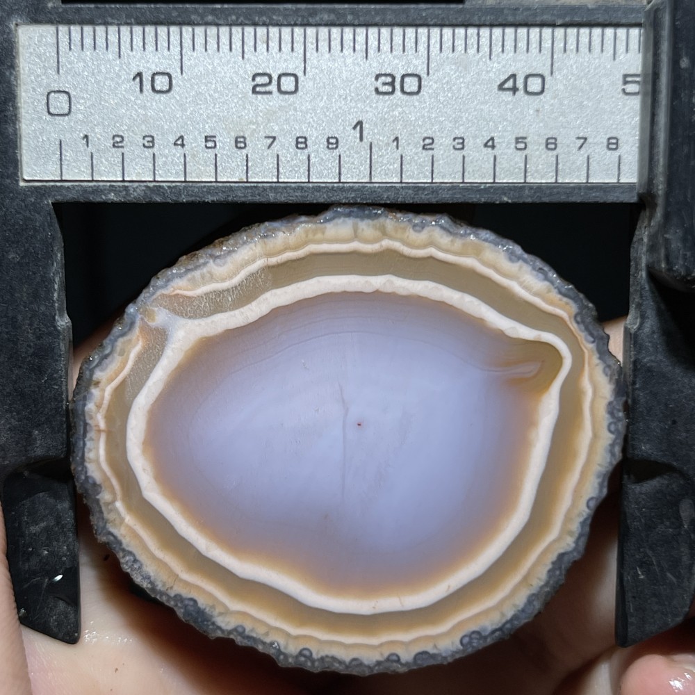 Unique Rough Agate crystal geode Achat Nodule Chinese Agate Xuanhua 48g D770