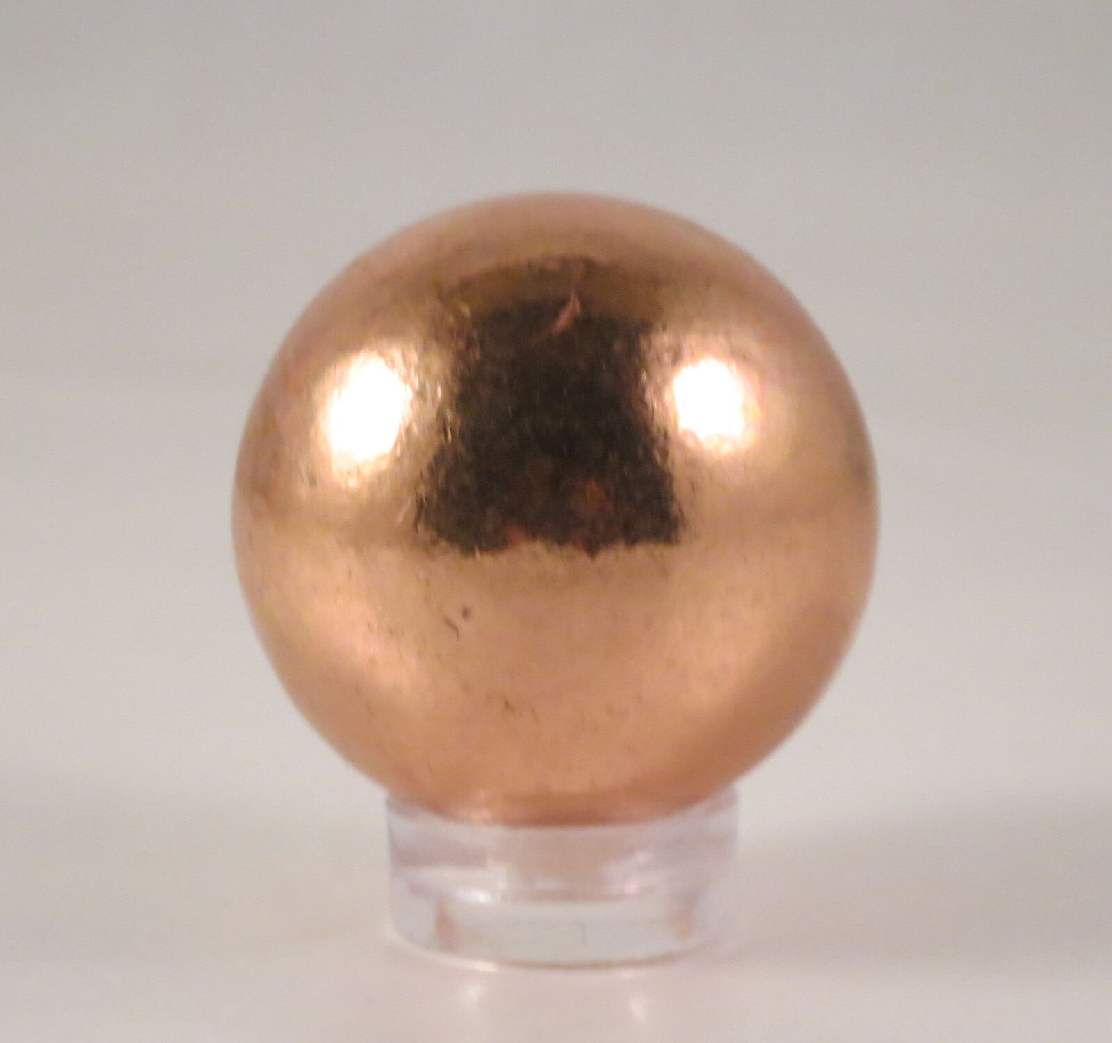 1.2 Inch Solid COPPER SPHERE With Stand – MICHIGAN