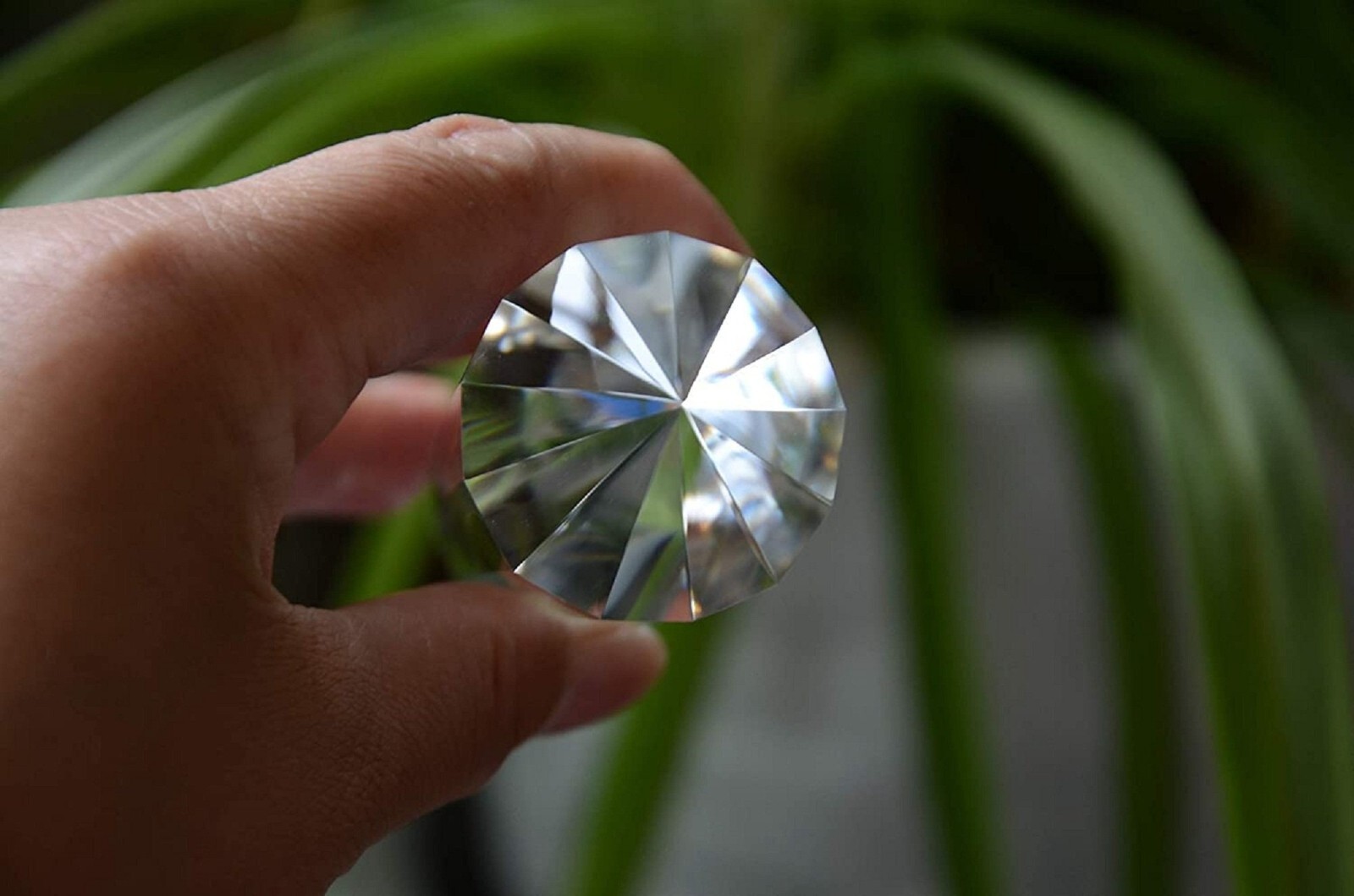 Authentic Tibetan Himalayan 99% Clear 13-Sided Crystal Quartz Vogel Wand – 5.40″