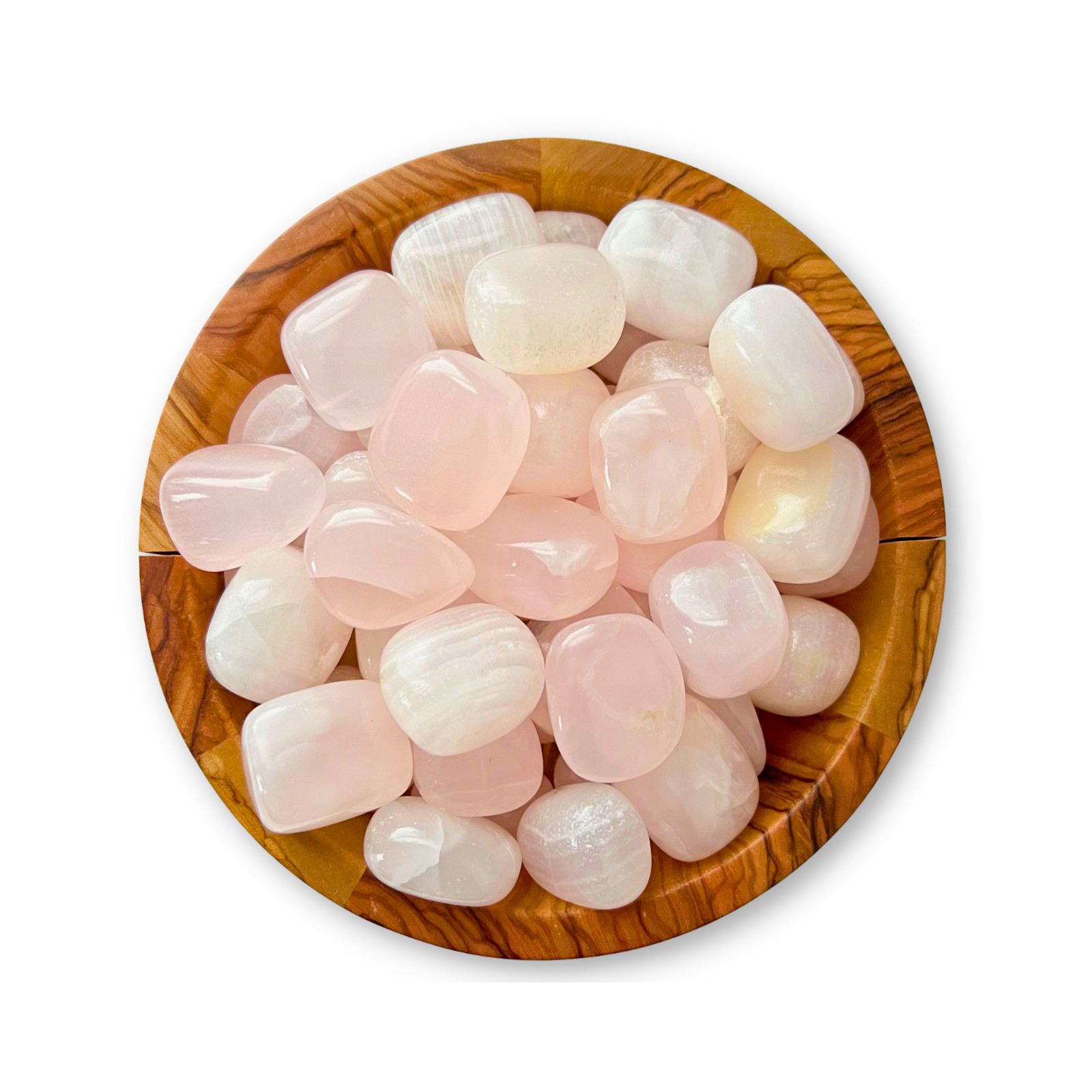 Pink Calcite Tumbled Stones 20-30mm, Crystal Healing UV Glow Wholesale Bulk Lots