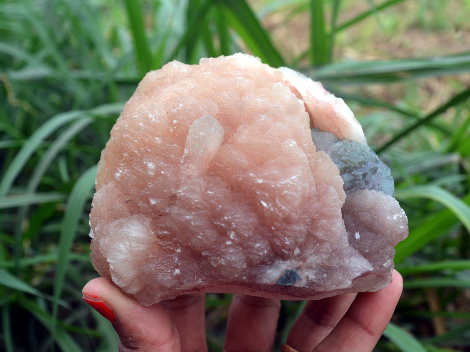 stilbite crystals w/ apophyllite minerals specimen f-2