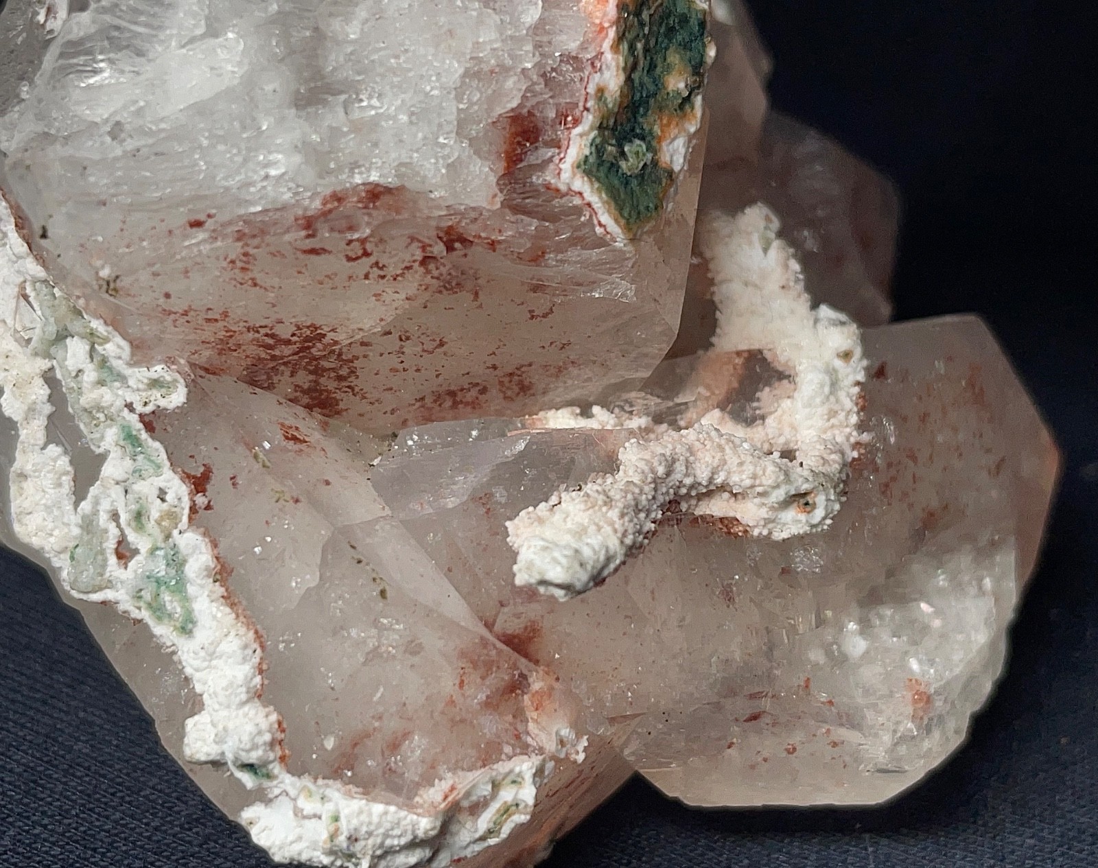 Natural red Apophyllite crystal specimen 146 gr 6.6×7.5×5.5 cm video