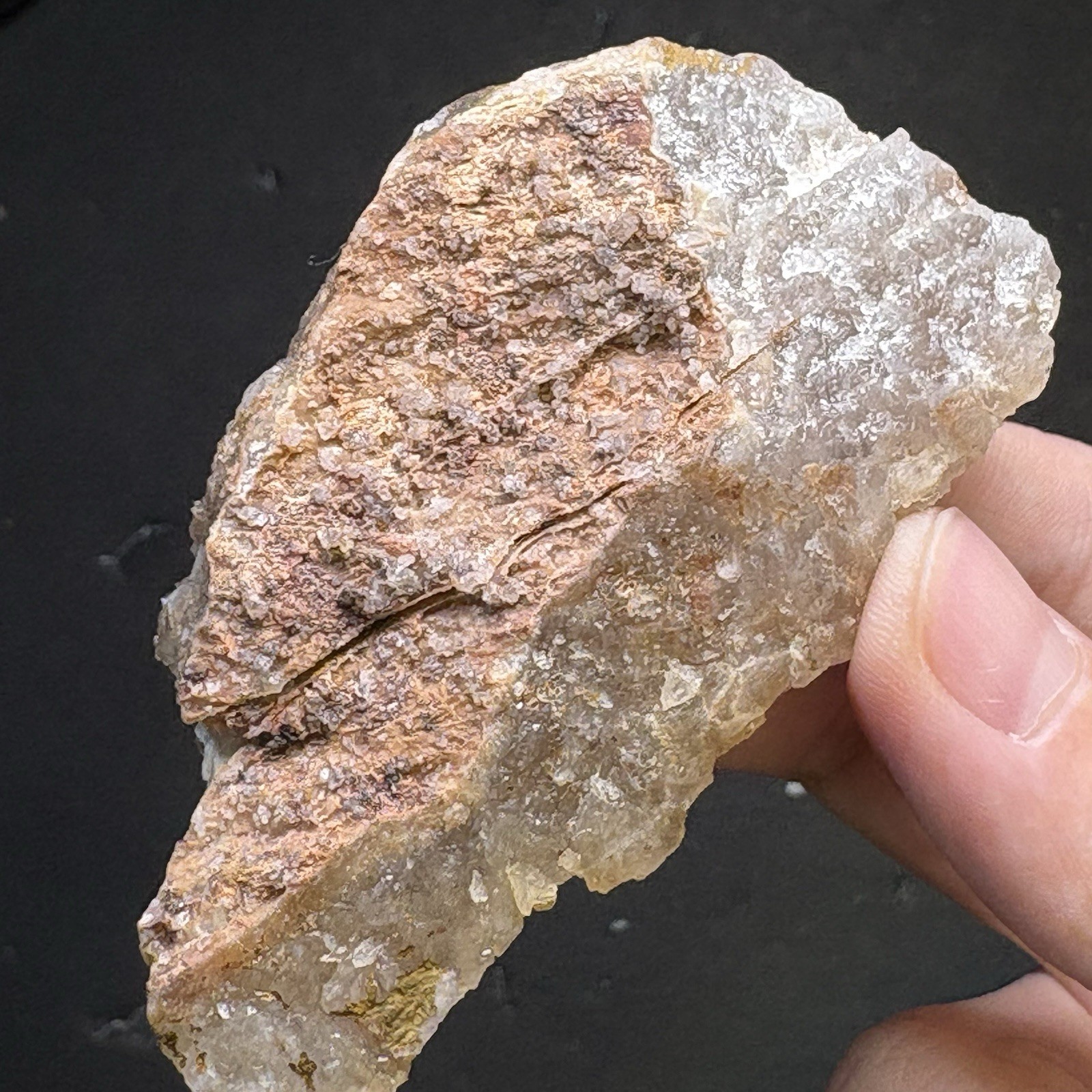 Natural Crystal Quartz Cluster w/ White Pyramid Inclusion Raw Mineral Healing