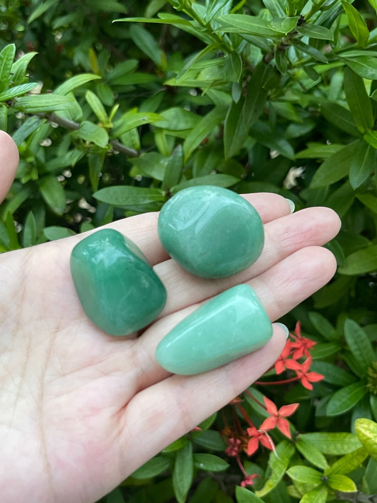Green Aventurine Tumbled Stones, 0.75″-1.25″ Tumbled Green Aventurine, Bulk Lots