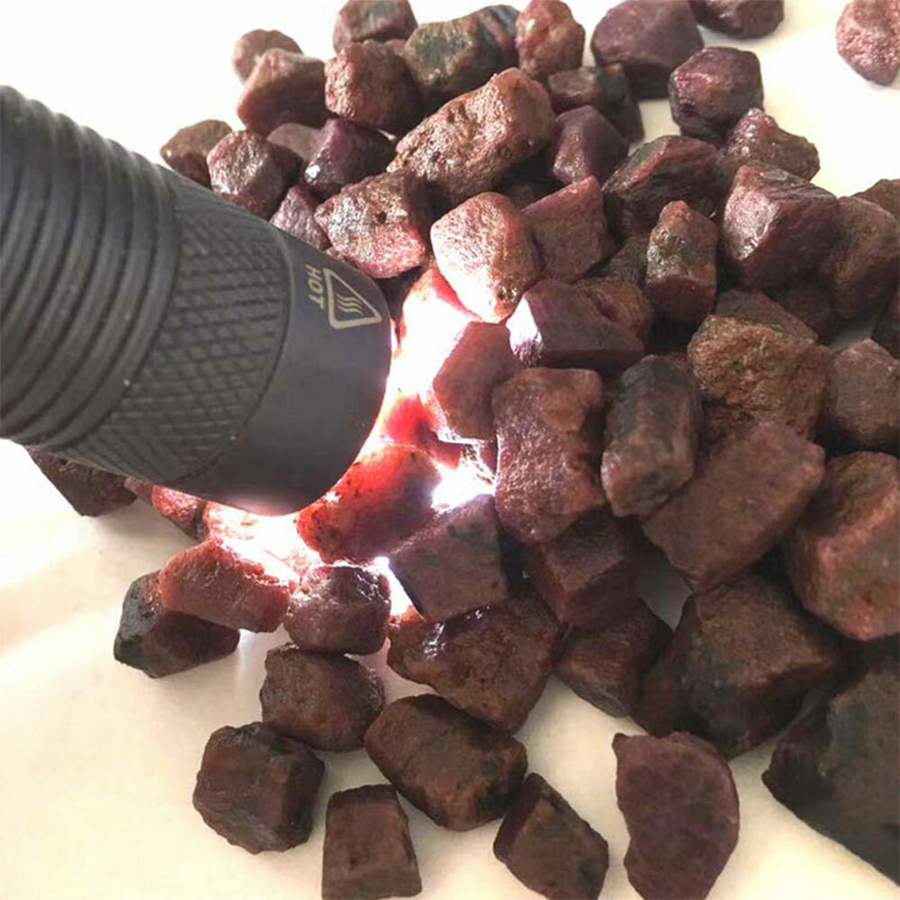 Bulk 100G Lot Natural Amethyst Corundum Titanium Quartz Nirvana Crystal Fluorite