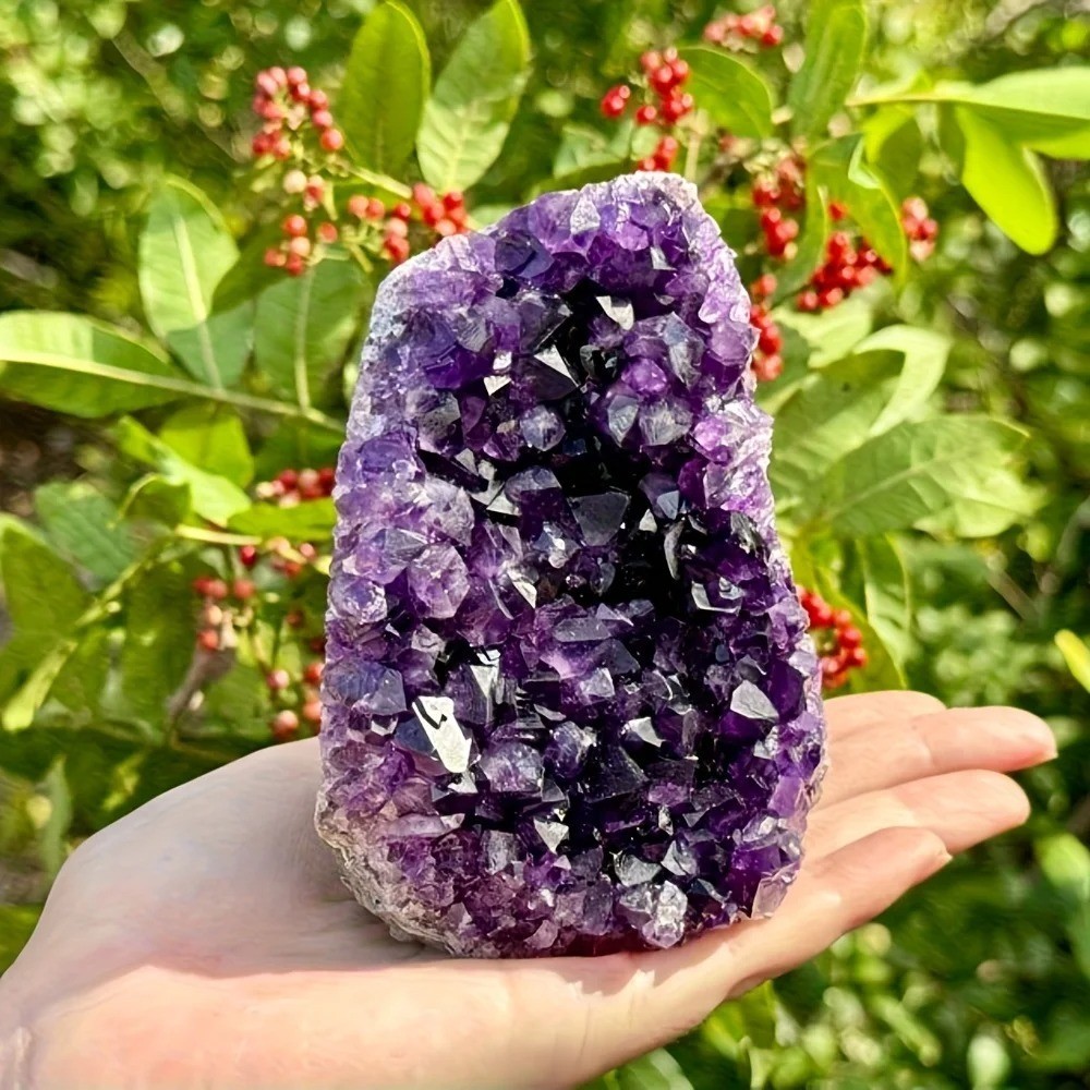 50-100g Raw Amethyst Crystal Quartz Cluster Specimens Healing Reiki Ornaments US