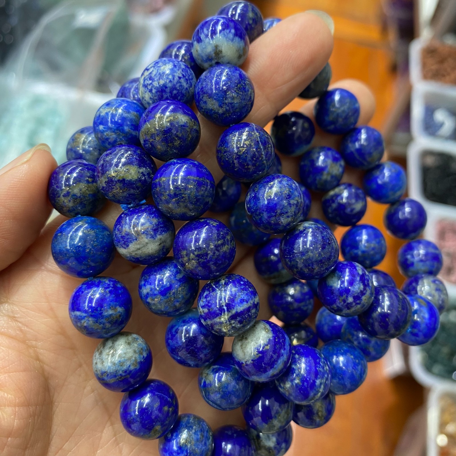 12mm 1pcs Wholesale Natural Lapis Lazuli Crystal Healing