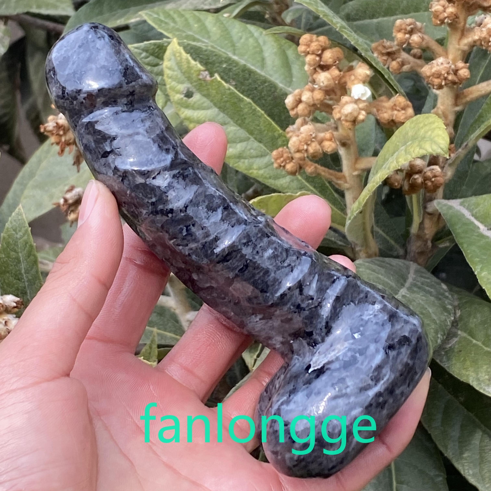 6″ Wholesale Natural specctrolite male penis Quartz Crystal Carved Figurines 1pc