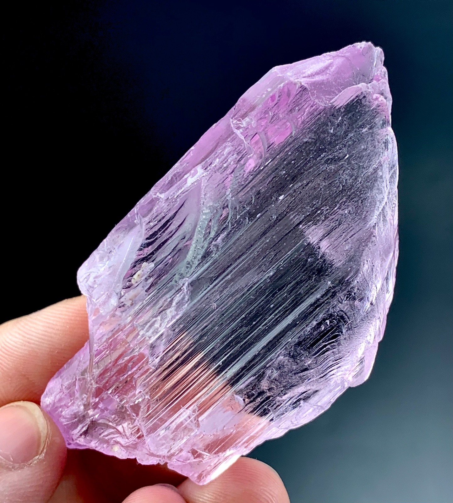 Pink Kunzite Crystal from Afghanistan | 194 Carat