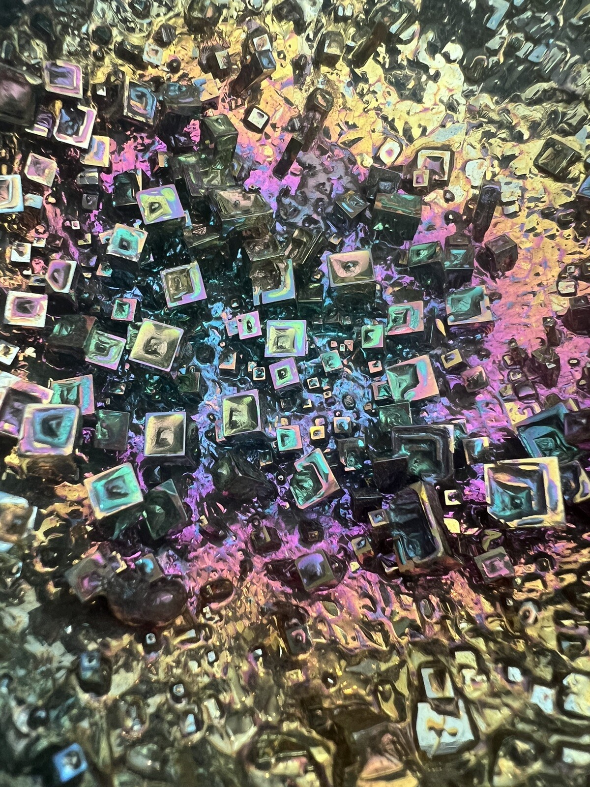 Large Bismuth Round Bowl Specimen AAA Spiritual Healing Ships FastFrom Florida