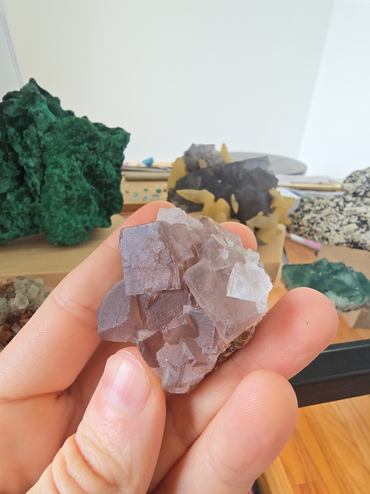 FLUORITE – Light Purple – 87g – From Pakistan – Crystal Mineral Specimen