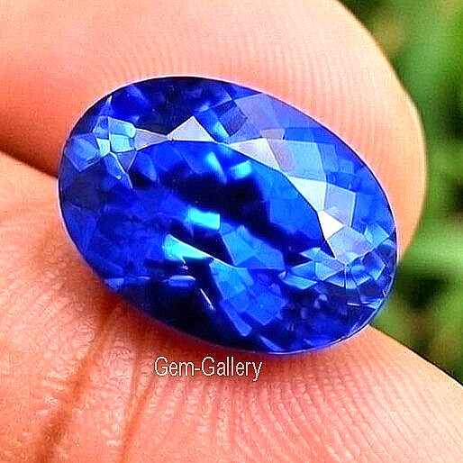 Natural 10-12 Ct Blue Sapphire Unheated Oval Cut Certified Loose Gemstone