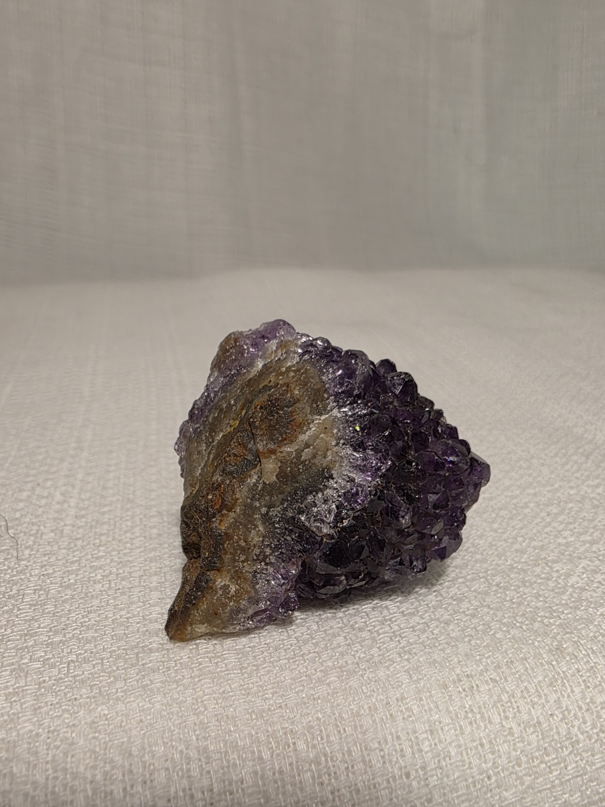 Natural Dark Purple Amethyst Crystal Cluster Druzy Quartz Specimen Geode