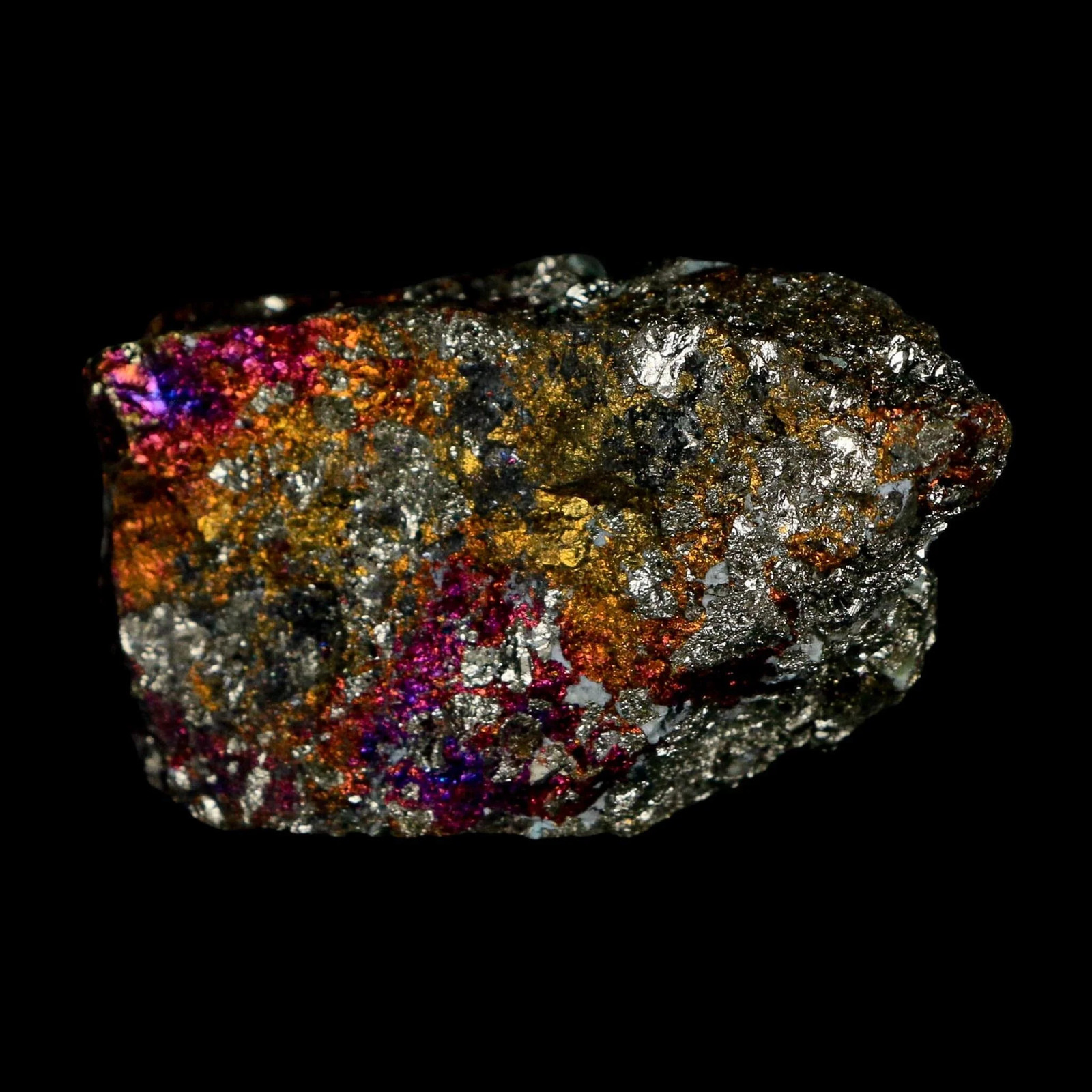 2.7″ Chalcopyrite Bornite Brilliant Multicolored Peacock Ore Chihuahua Mexico