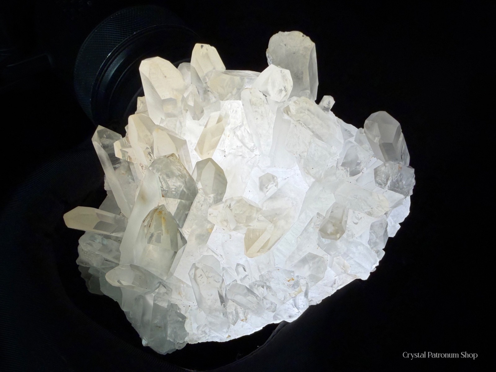 1.2LB Natural Clear White Quartz Crystal Cluster | Multi-Point Specimen