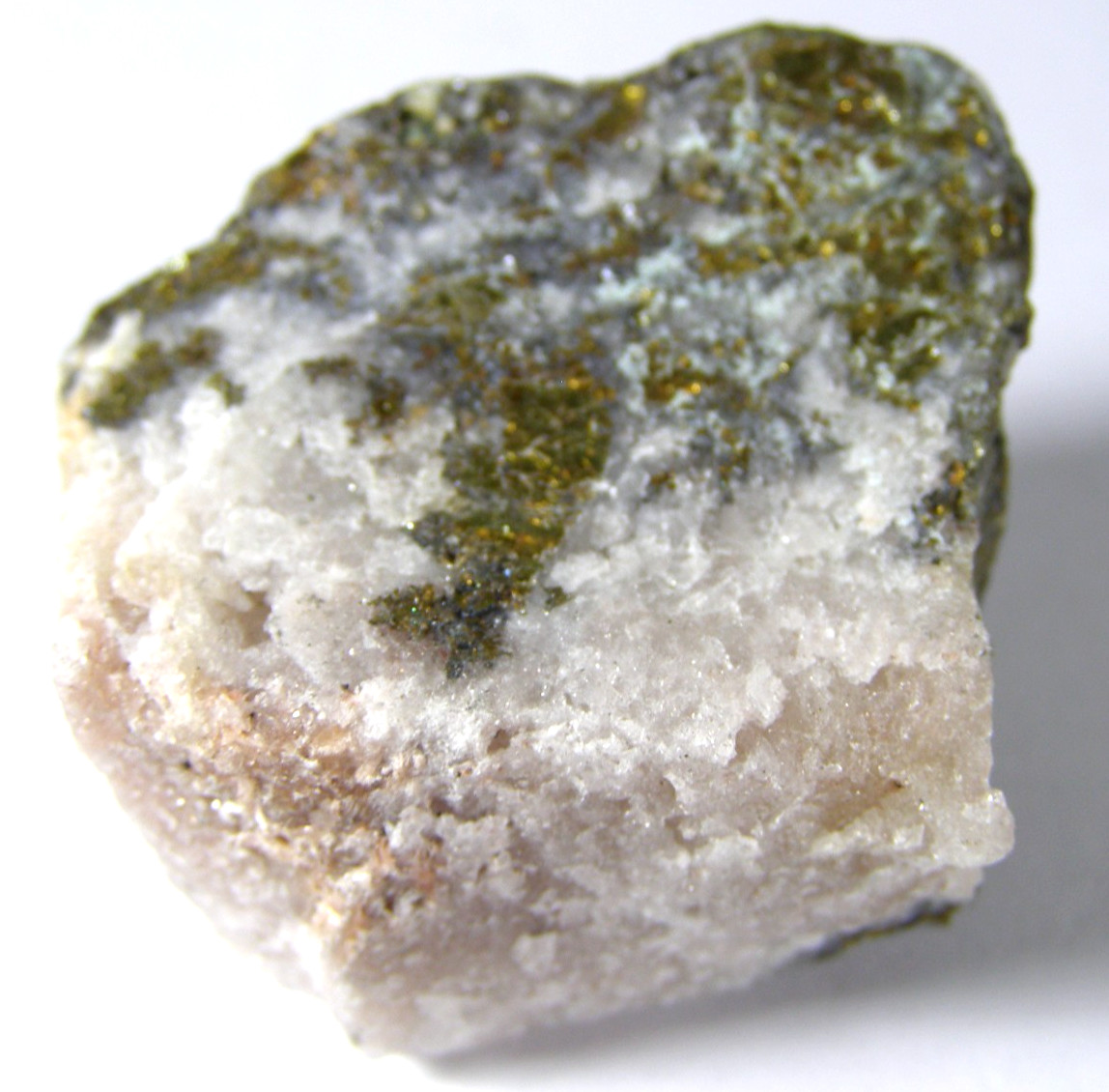 NATURAL CHALCOPYRITE CRYSTALS ON MATRIX ROCK – NORWAY – 3.6 x 3.5 x 2.8 cms #11