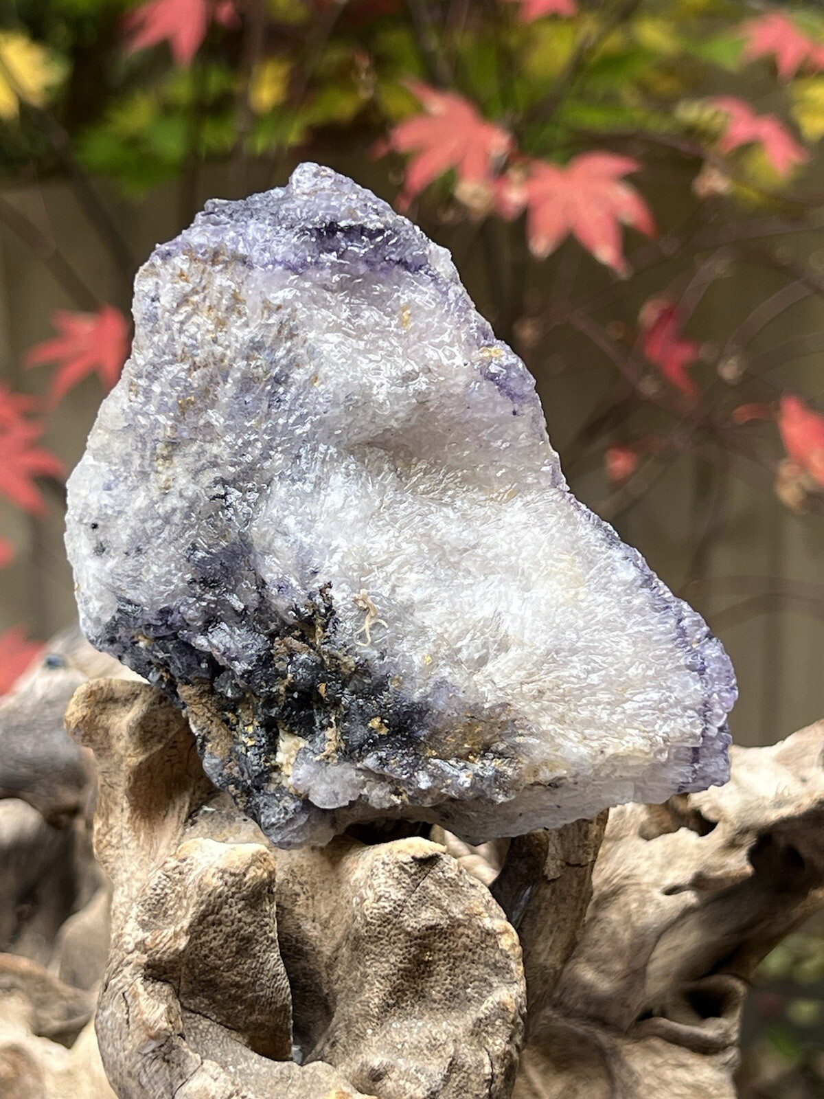 Blue John Fluorite Mineral Specimen United Kingdom 400g 15