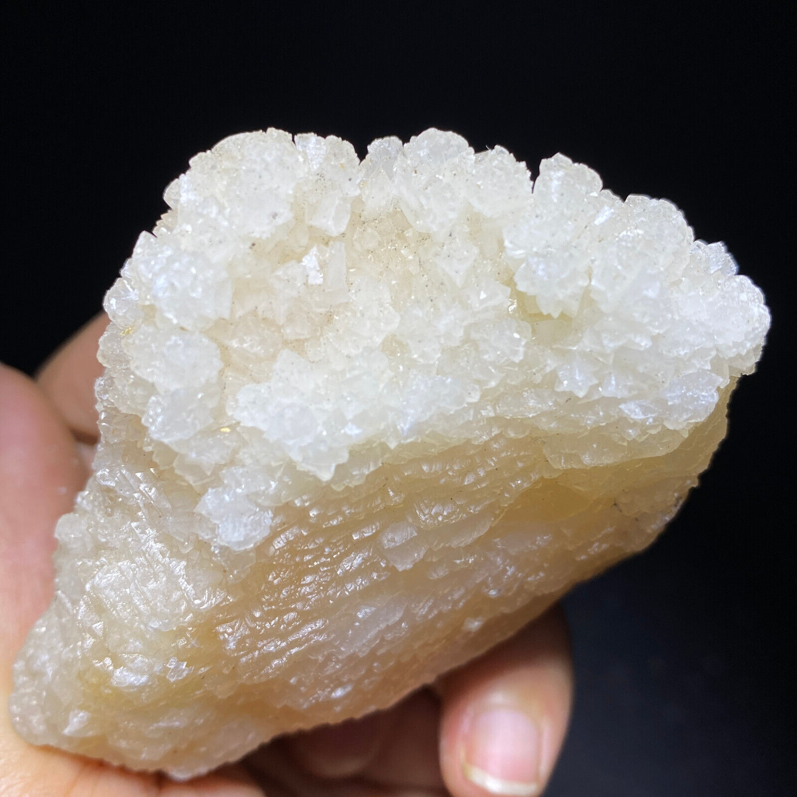 200g Beautiful Natural Yellow Triangle Calcite Crystal Cluster Mineral Specimen