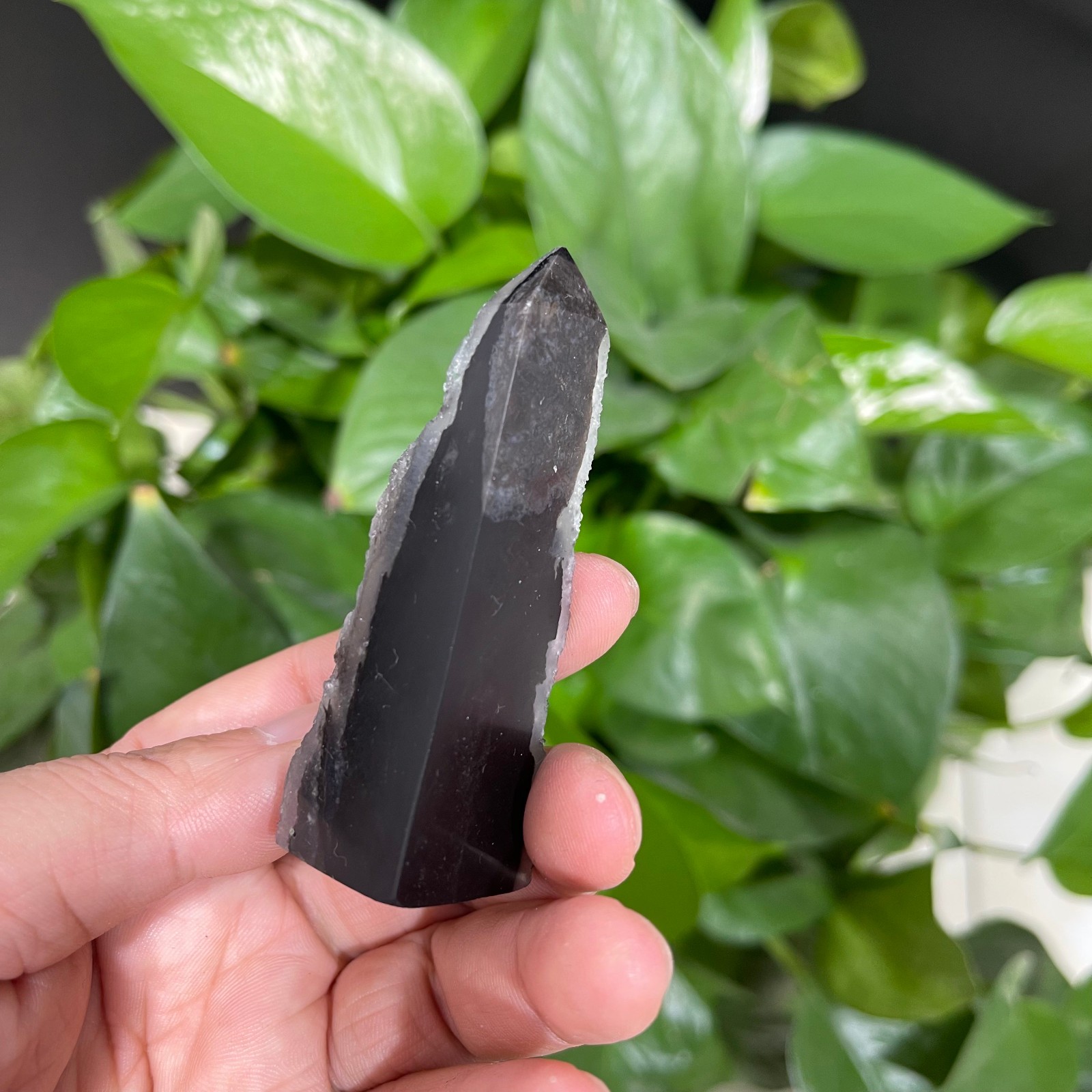 3pcs Natural Sphalerite Crystal Cave obelisk quartz crystal energy column