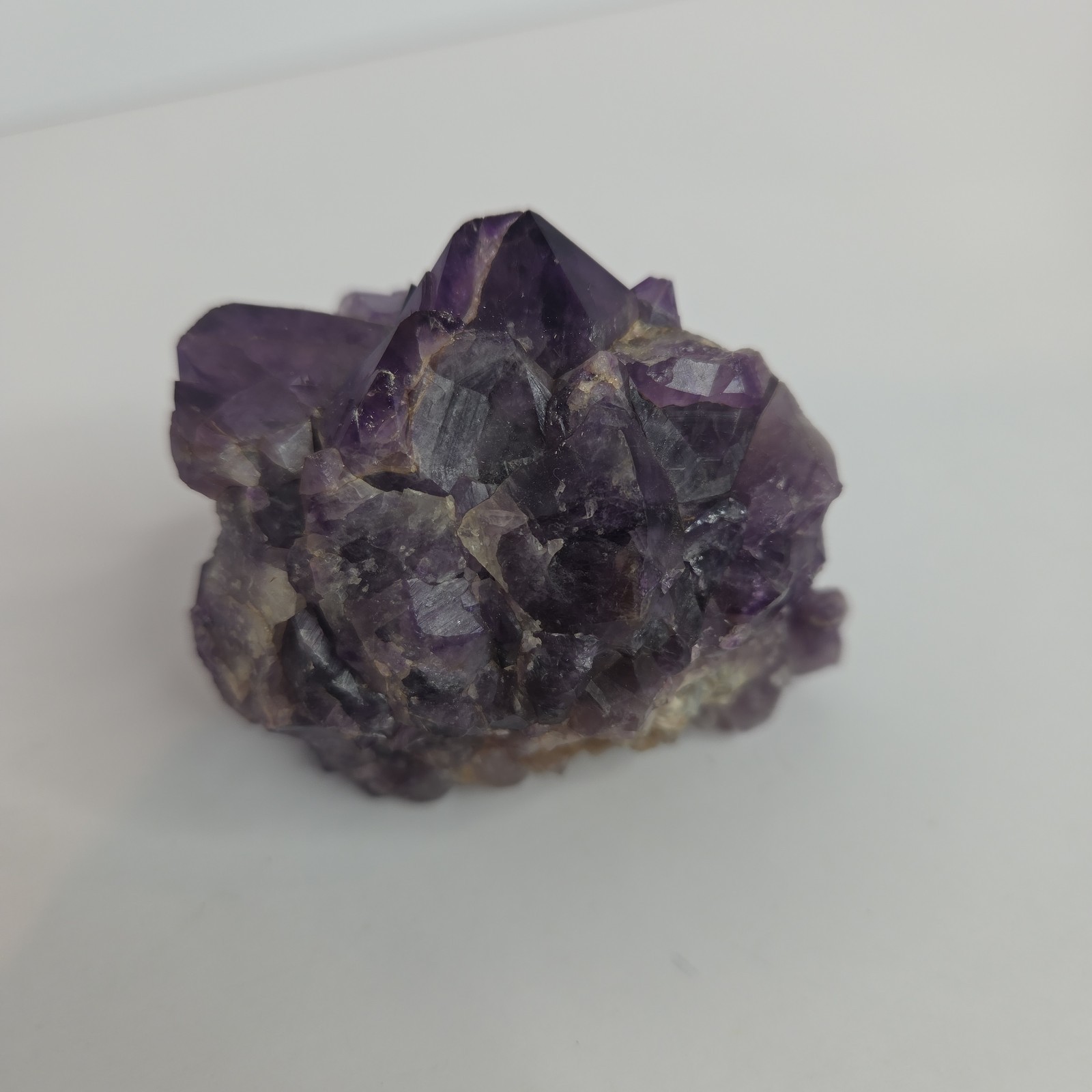 Natural Purple Crystal Cluster Specimen Amethyst Mineral Collectible 9.8 Ounces