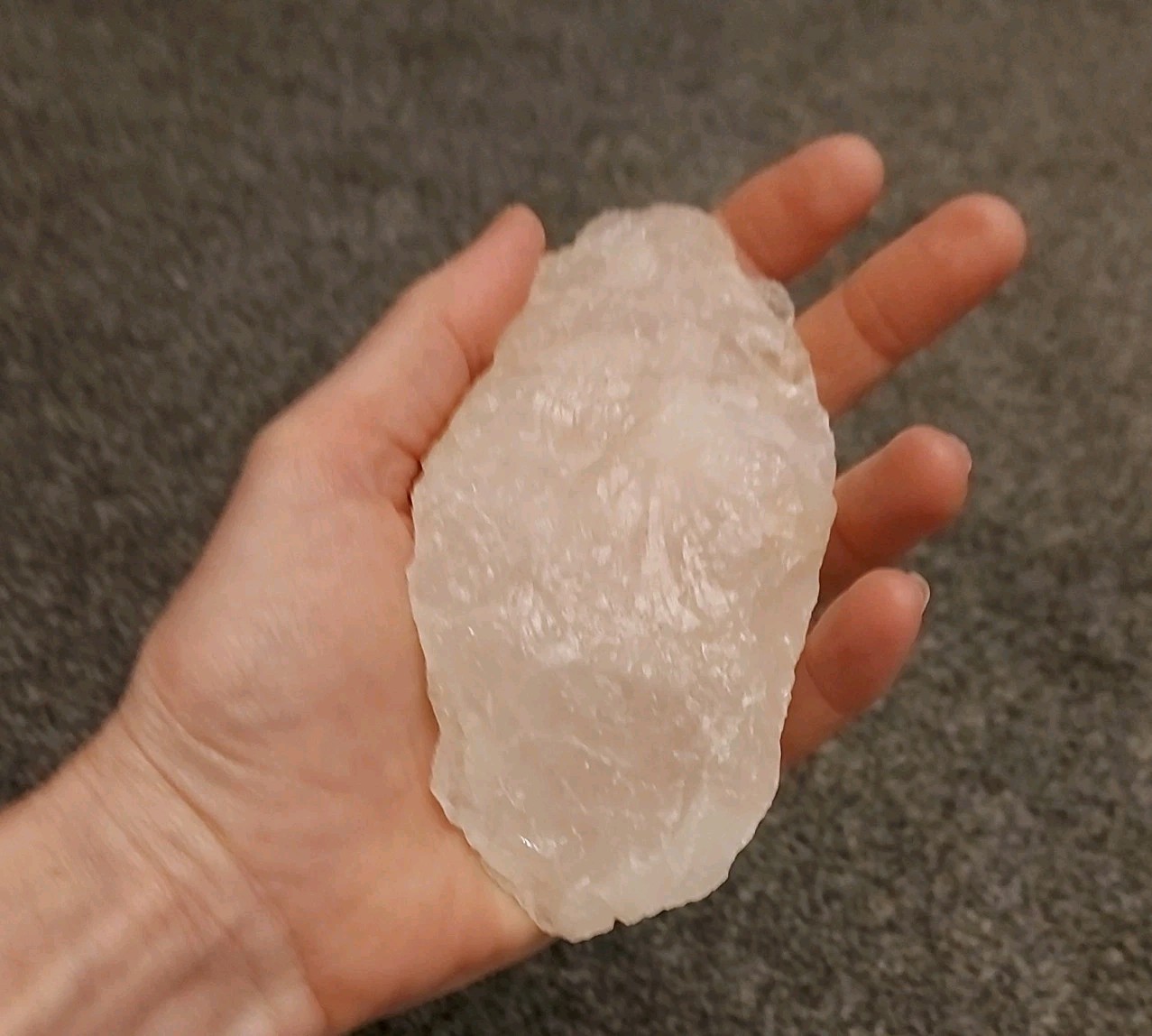 Rose Quartz Raw, 315-76gram, Crystal/Mineral, 13- 7cm, Lump, Natural