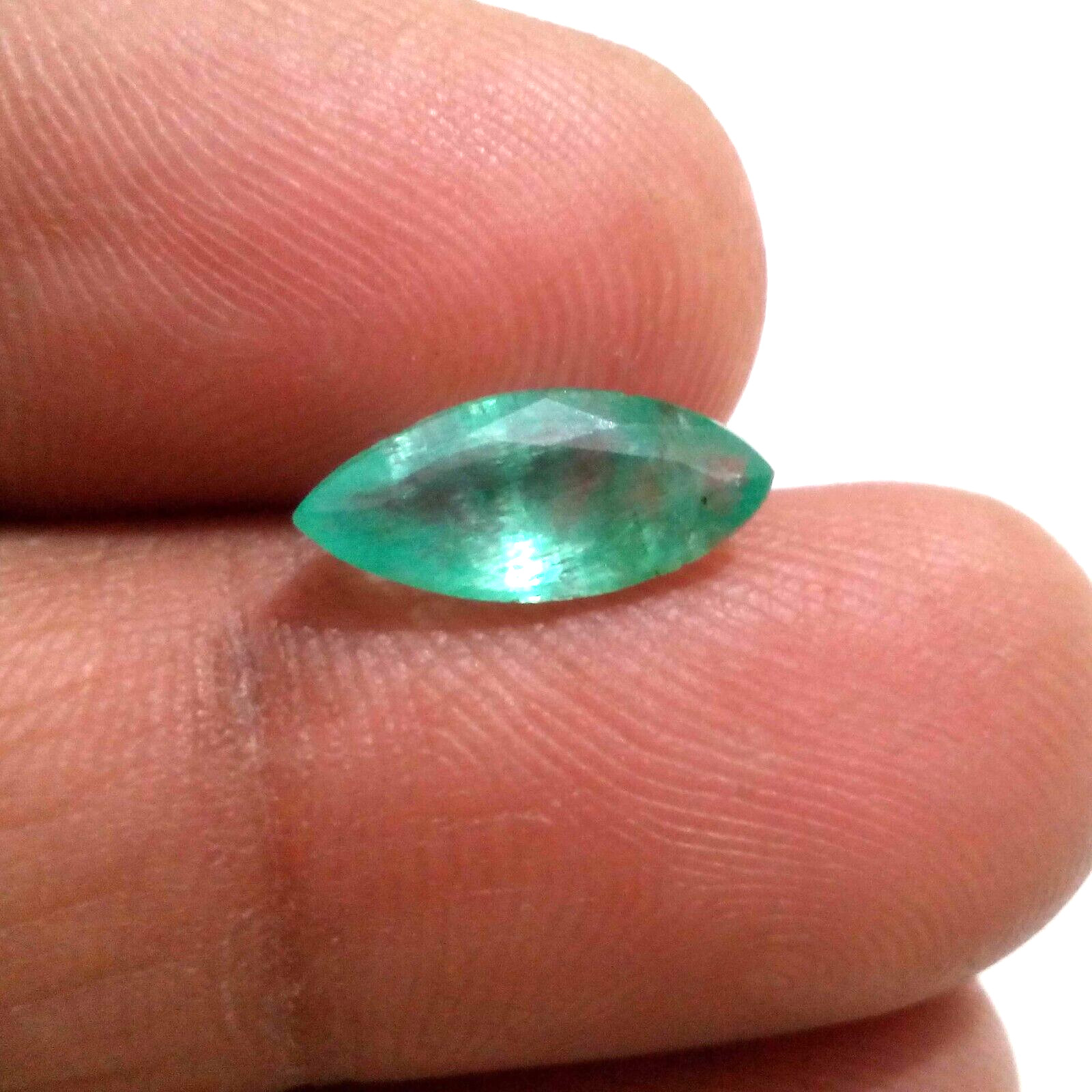 Gorgeous Colombian Green Emerald Faceted Marquise Shape 2.50 Ct Loose Gemstone