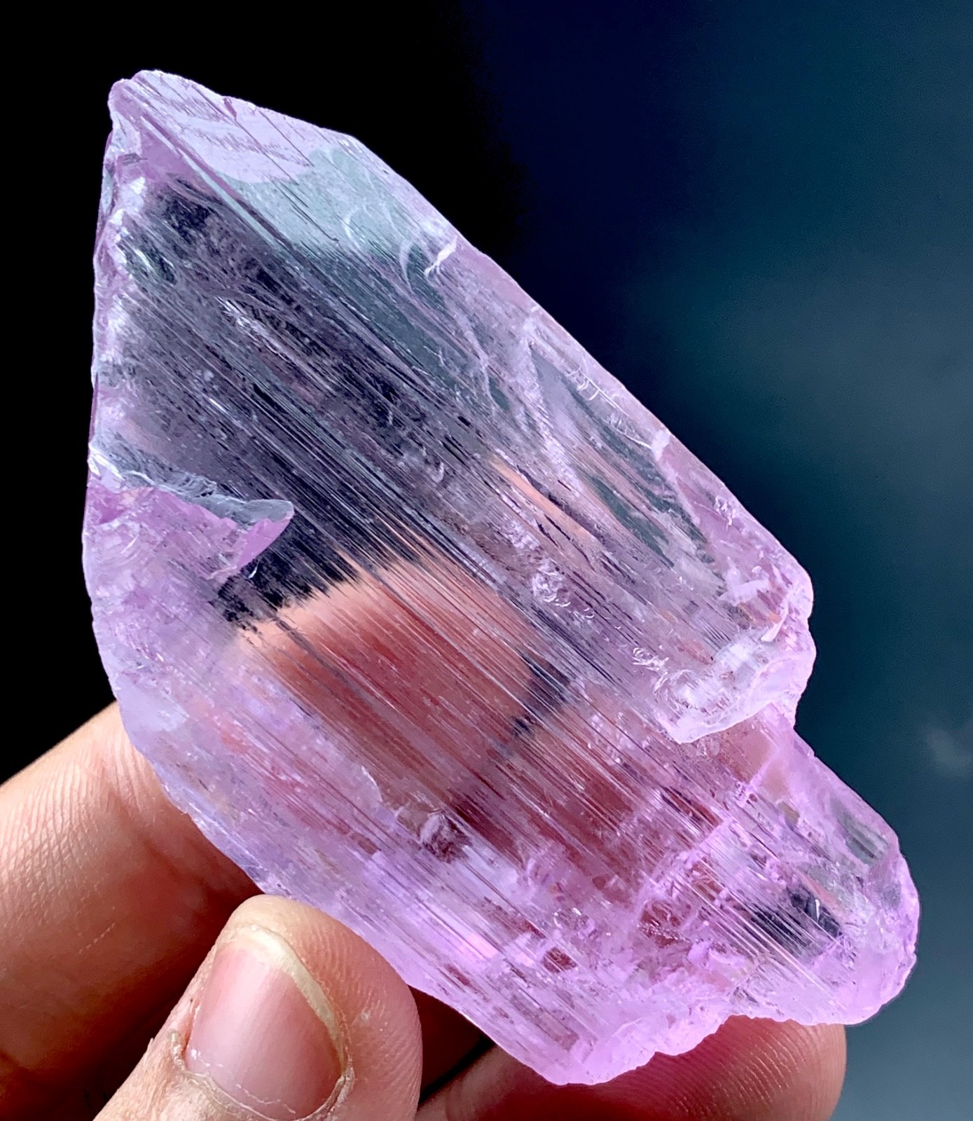 Pink Kunzite Crystal from Afghanistan | 194 Carat