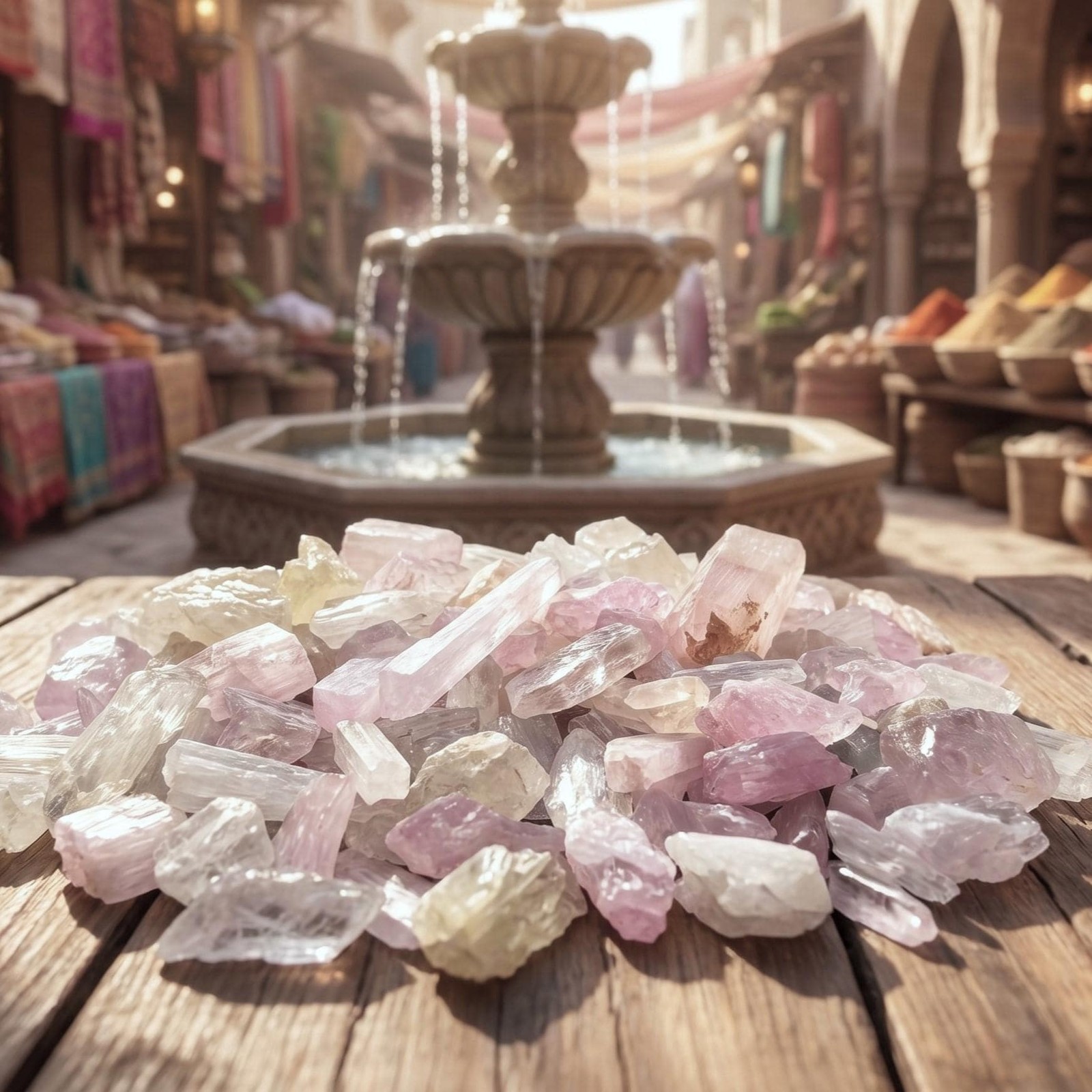 Kunzite Rough Raw Crystals (By The Ounce Or Pound)(UV Reactive) Genuine Mineral