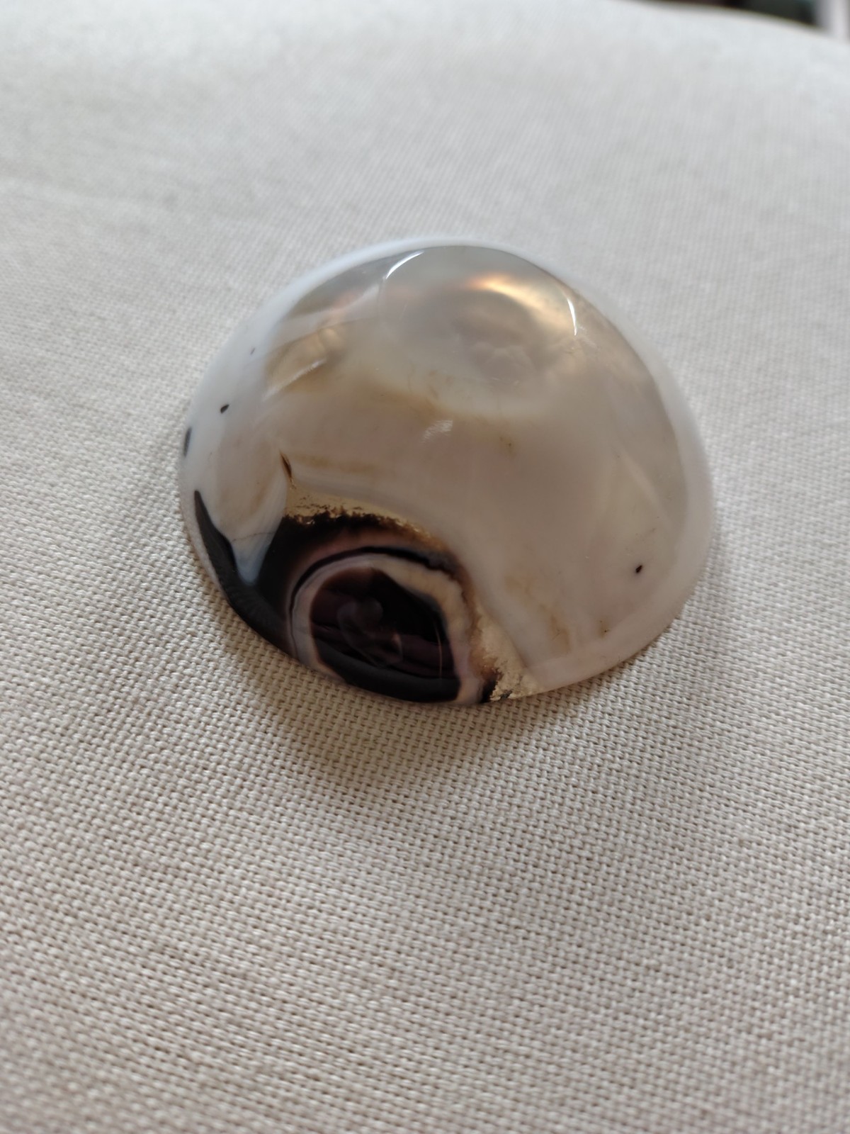 Orca Agate Bowl Small Delicate Translucent Madagascar