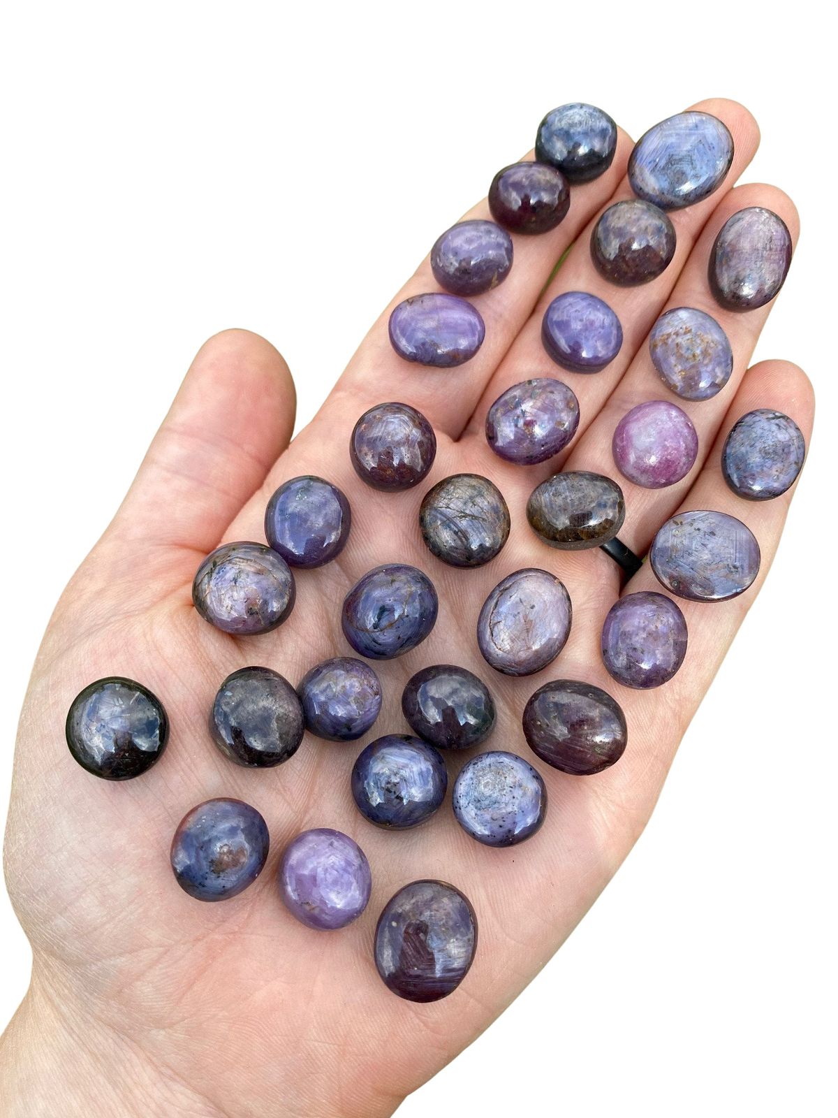 Star Ruby Sapphire Corundum Tumbled Stone – Polished Ruby & Sapphire Gemstones