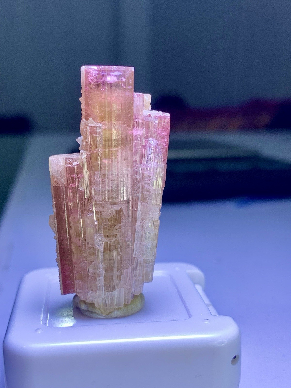 Natural Pink Tourmaline Crystal From Afghanistan, 16 gram crystal