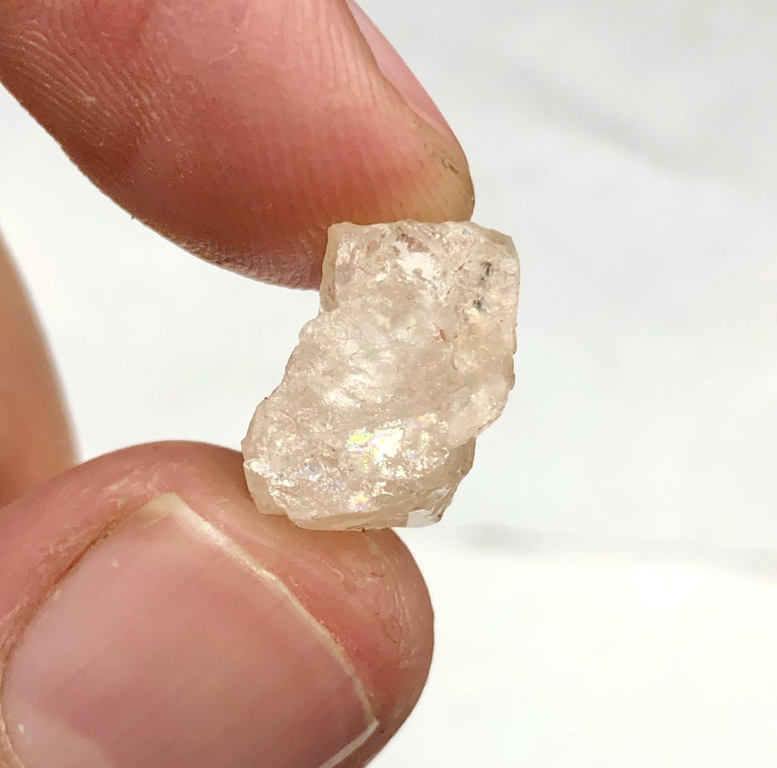 Morganite crystals lot natural mix Color terminated best quality @ skardu 10.00g
