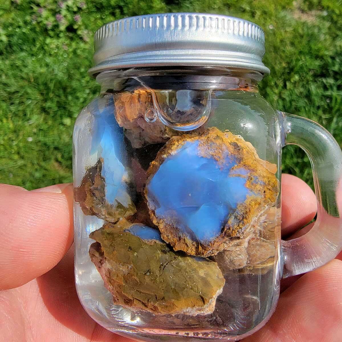 STUNNING Priday Opal Display Jars! Various Sizes Available!